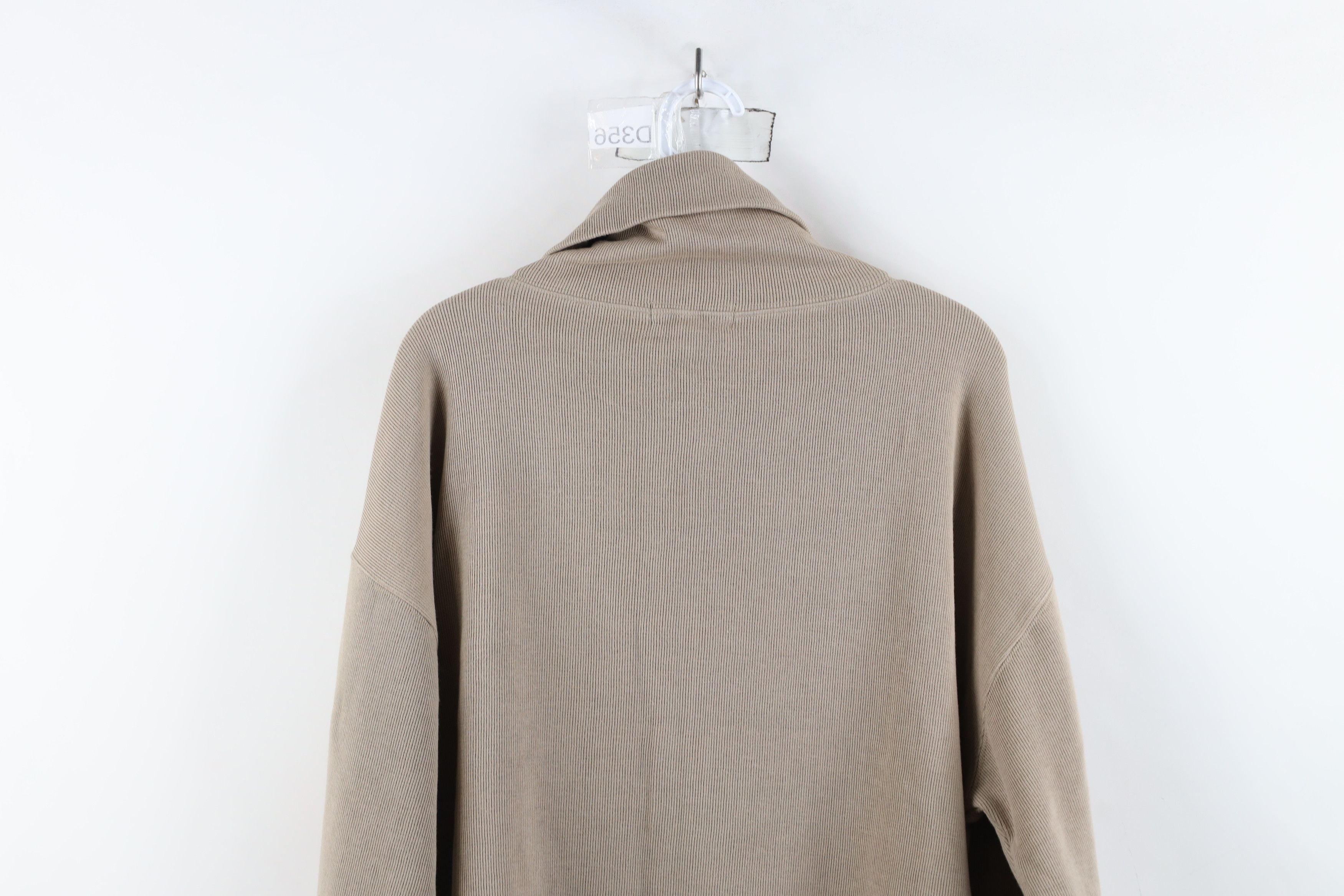 Express × Vintage Deadstock Vintage 90s Express Ribbed Knit Turtleneck Sweater Size M / US 6-8 / IT 42-44 - 10 Thumbnail