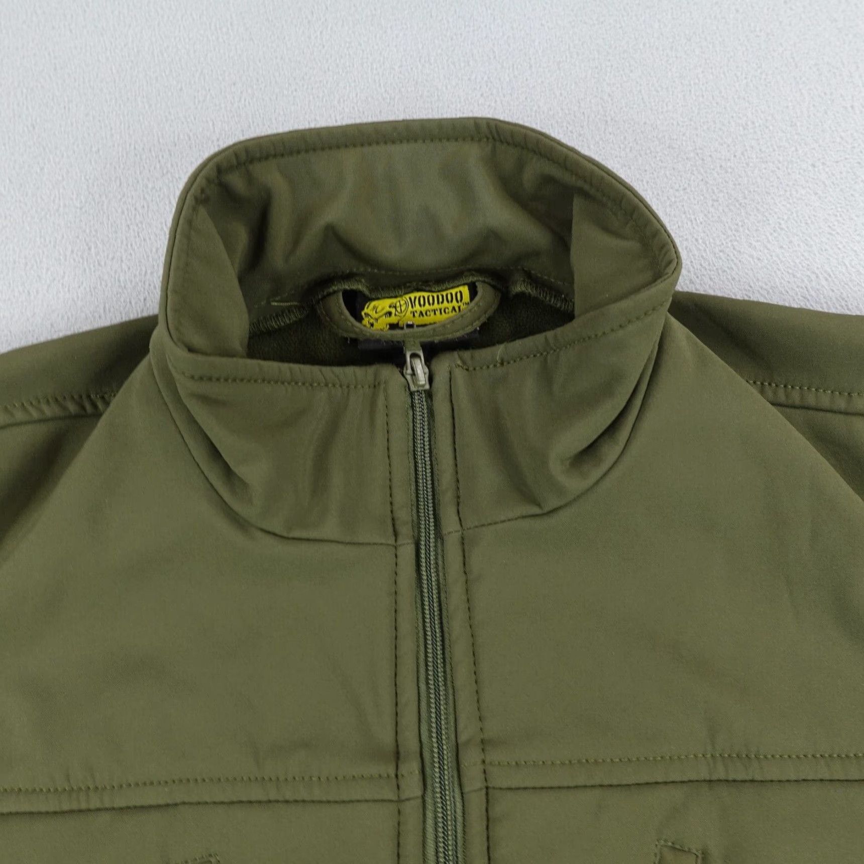Vintage Voodoo Tactical Jacket Men Large Green Fleece Lined Softshell Coat Windbreaker Size US L / EU 52-54 / 3 - 2 Thumbnail