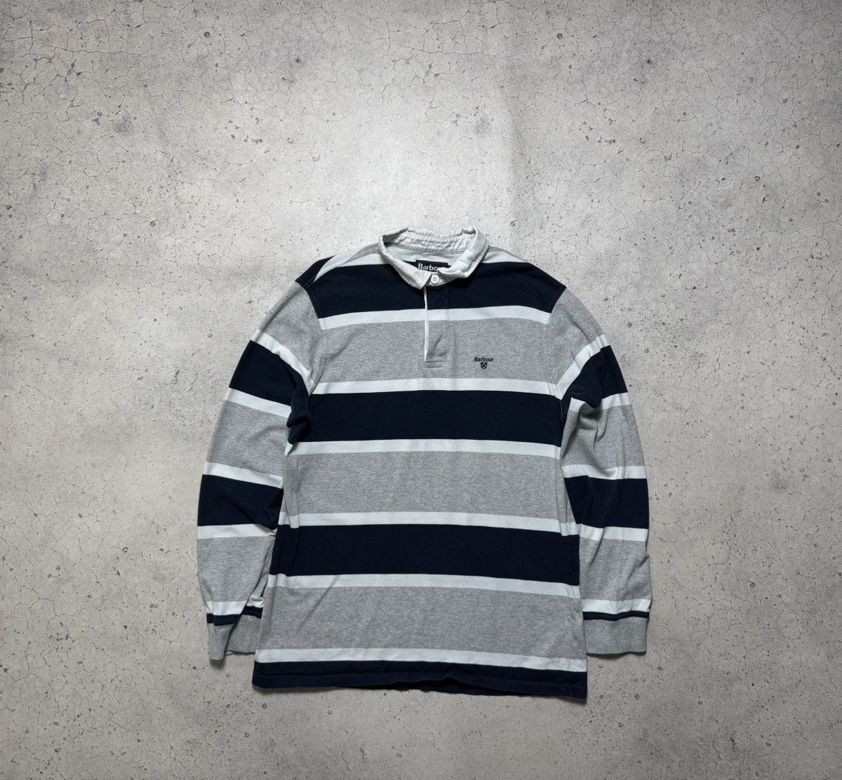 Barbour Barbour Striped Rugby Sweatshirt Casual Size M Size US M / EU 48-50 / 2 - 1 Thumbnail