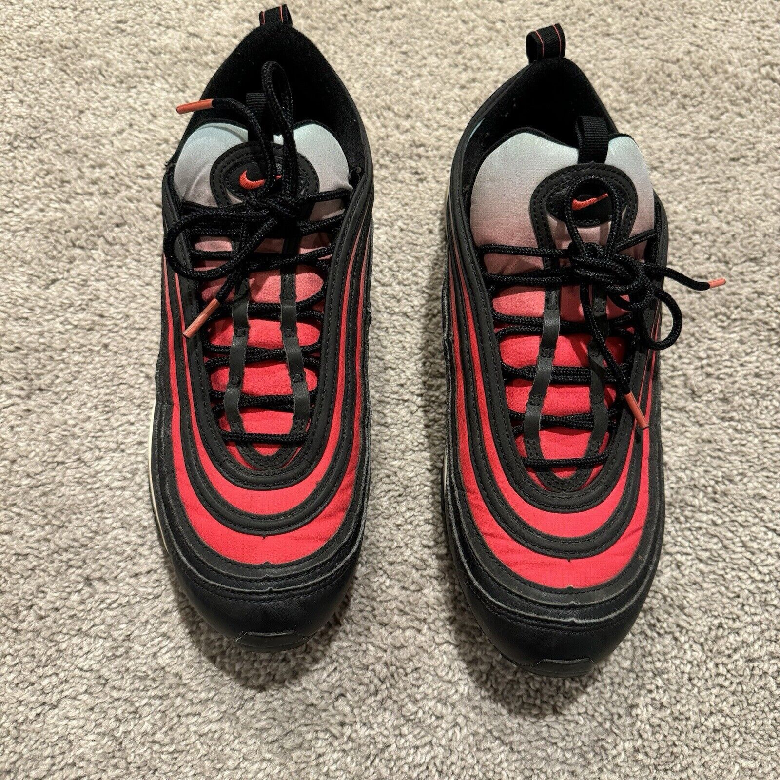 Nike Nike Air Max 97 "Blue Fury Ember" Men's Low Tops Size 11 Red Size US 11 / EU 44 - 3 Thumbnail
