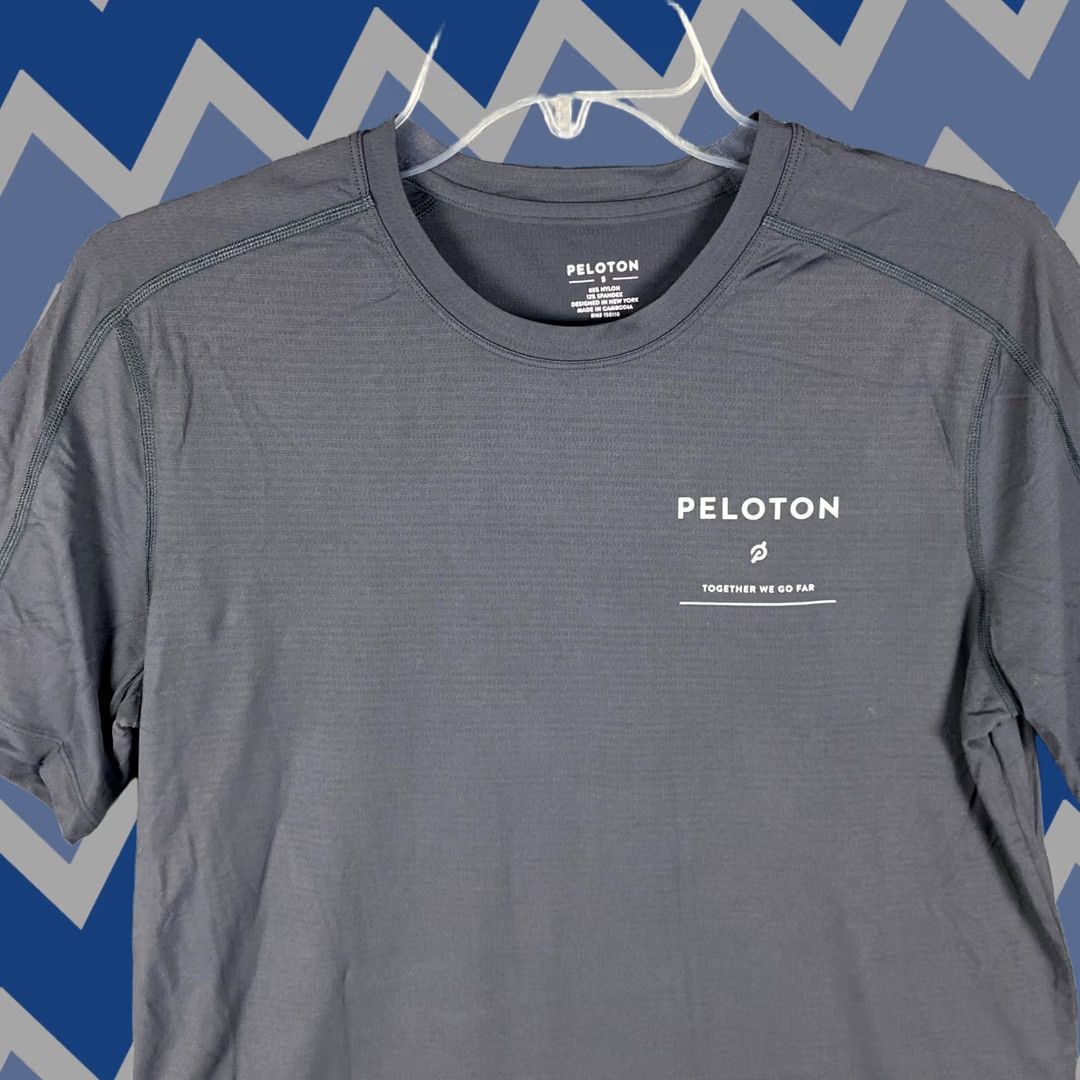 Vintage Peloton T-Shirt Mens Small Short Sleeve Gray Nylon Blend Adults S Shirt Pullover Regular Black? Size US S / EU 44-46 / 1 - 1 Thumbnail
