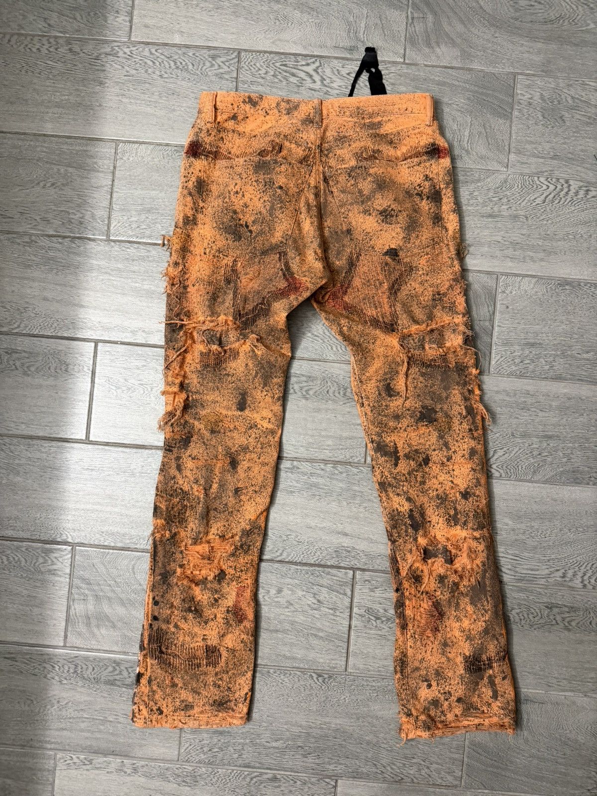 Vlone Vlone Black Scab Runway Denim 1 of 1 Size US 32 / EU 48 - 1 Thumbnail