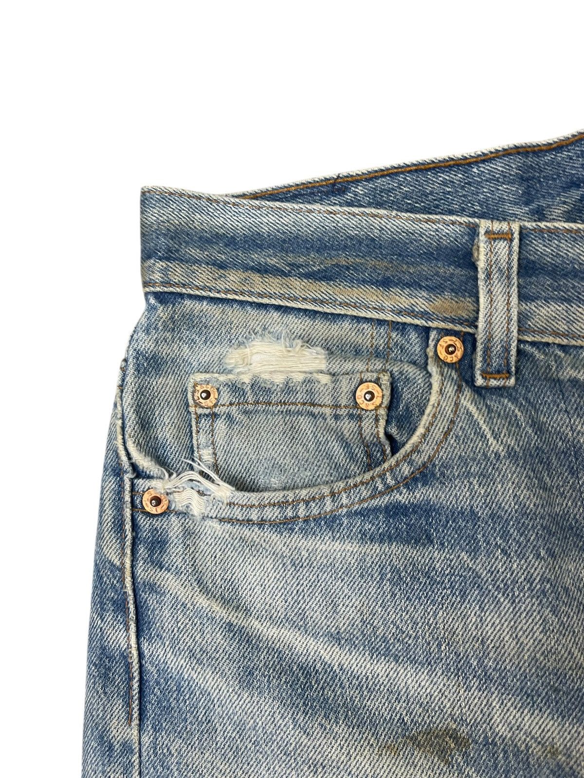 Levi's Vintage Levi’s 501 XX Distressed Jeans Straight Cut Size US 29 - 7 Thumbnail