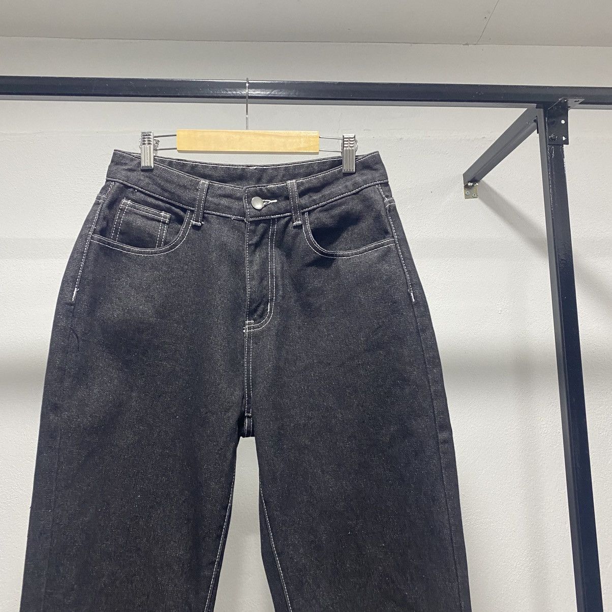 Japanese Brand × Other CRAZYY☠️ Dazy Loose Baggy Denim Pants like Issey Miyake Size US 29 - 2 Thumbnail