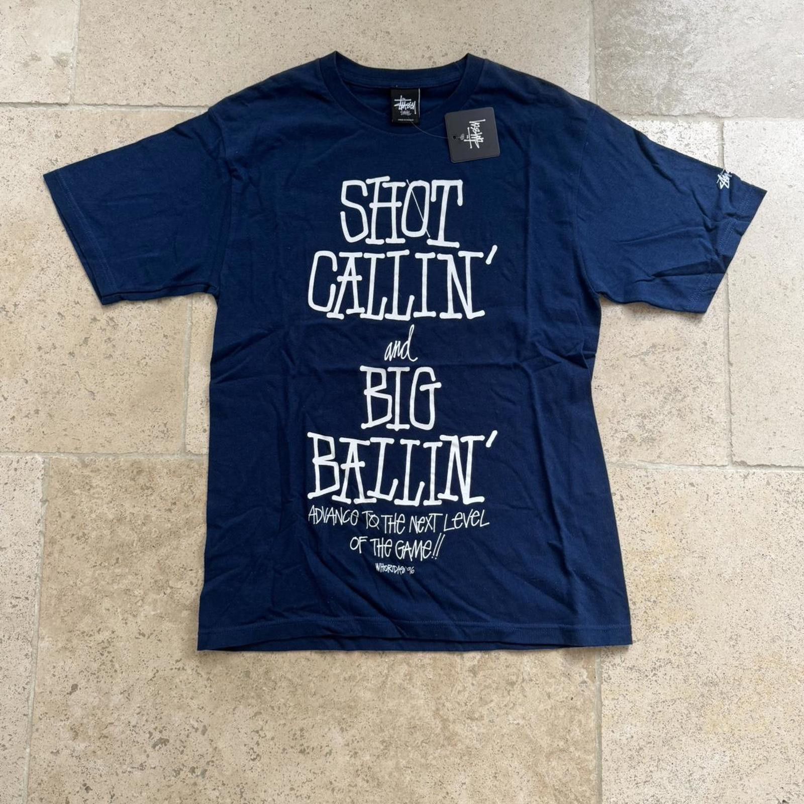 Stussy Stussy navy blue tee Size US S / EU 44-46 / 1 - 1 Thumbnail