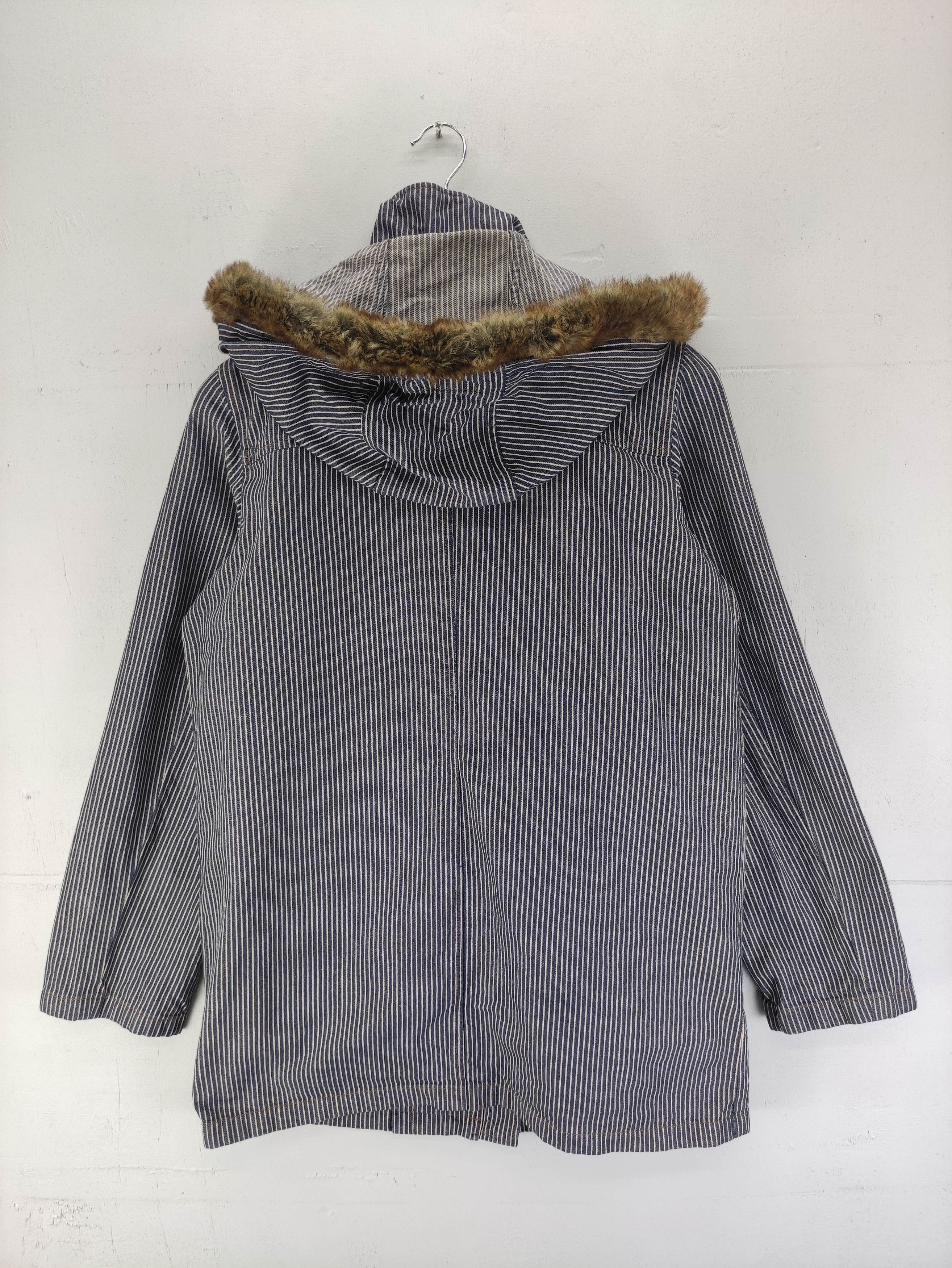 Japanese Brand Vintage Elle Planete Denim Jacket Zipper With Hoodie Size M / US 6-8 / IT 42-44 - 7 Thumbnail