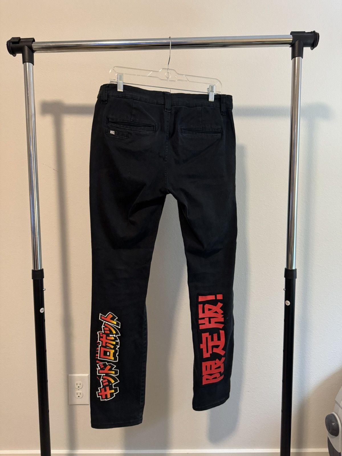 Rsq Custom Hand stitched Black Chinos Size US 32 / EU 48 - 4 Thumbnail