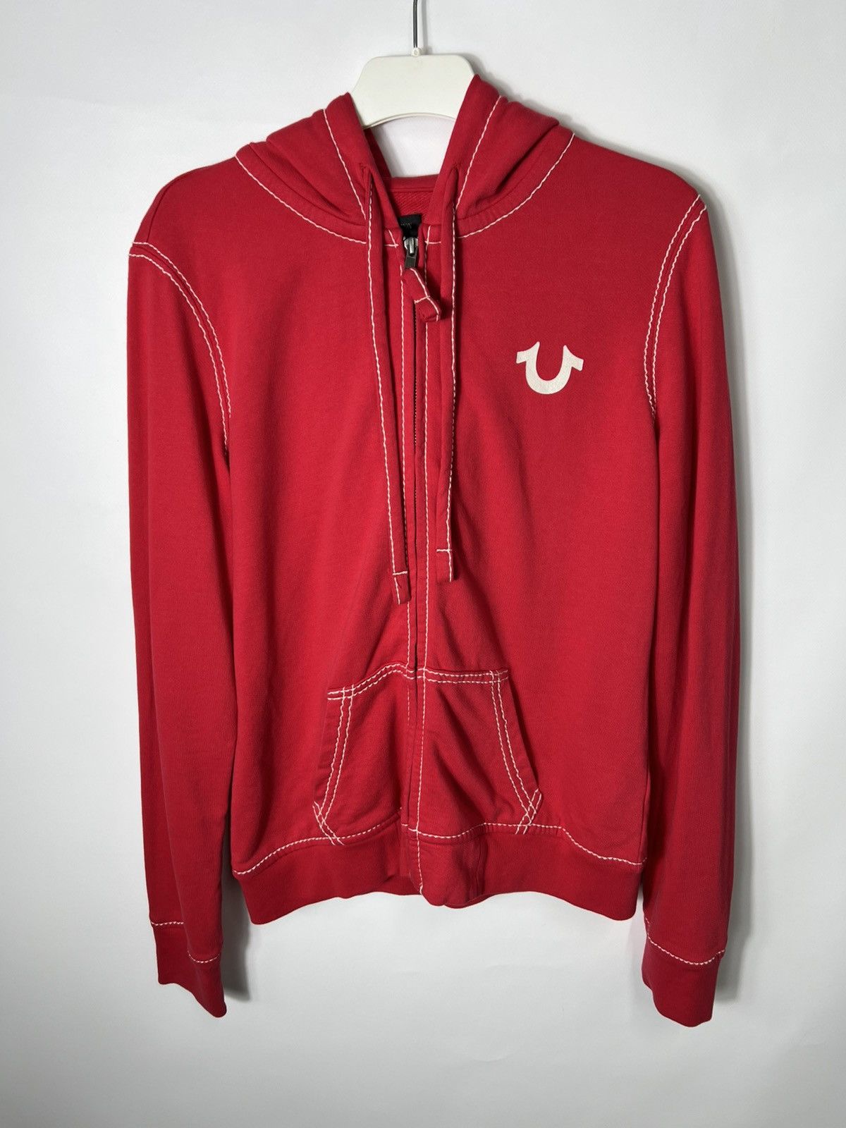 Vintage streetwear y2k sk8 True Religion Hype Zip Hoodie