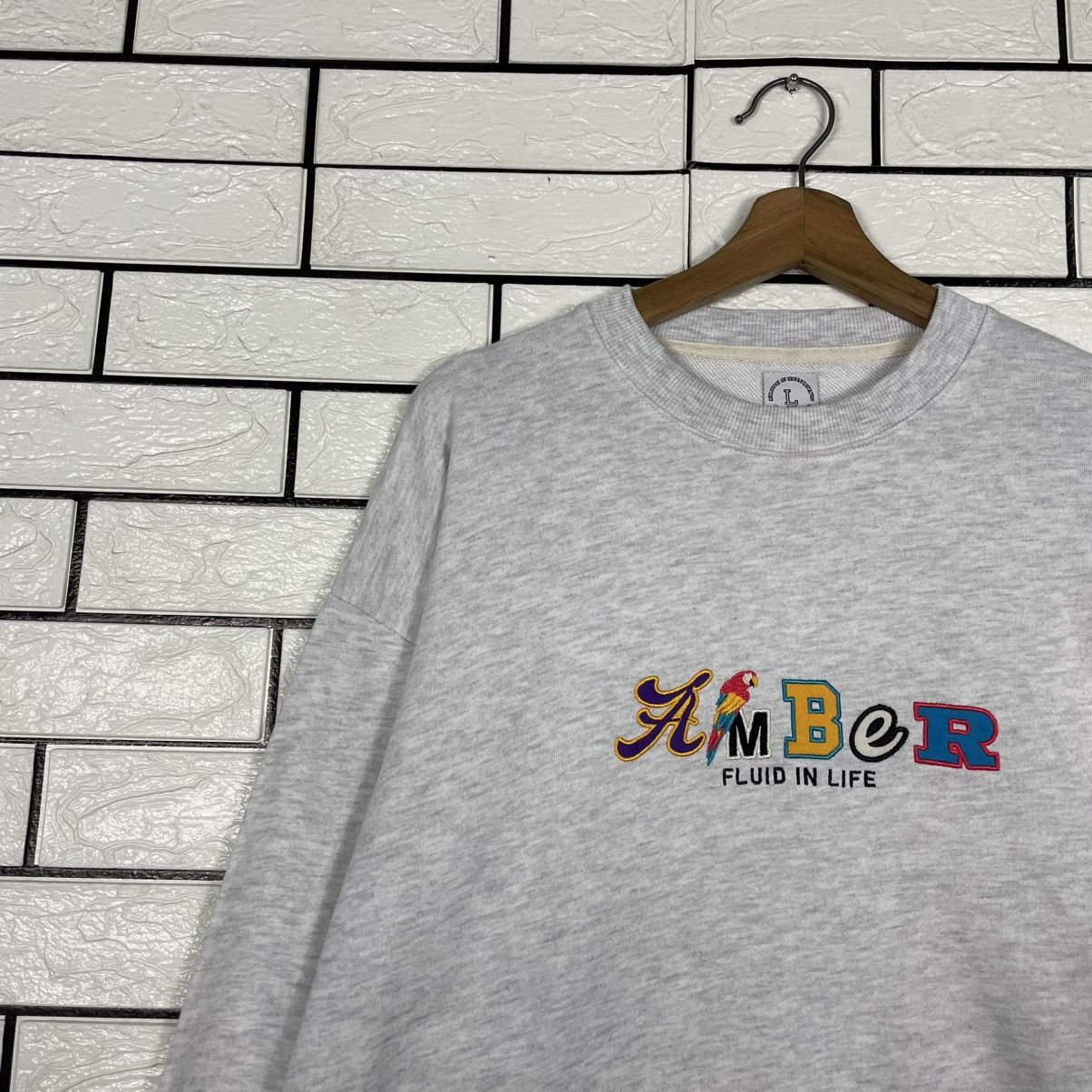 Japanese Brand Amber Crewneck Sweatshirt Size US L / EU 52-54 / 3 - 6 Thumbnail