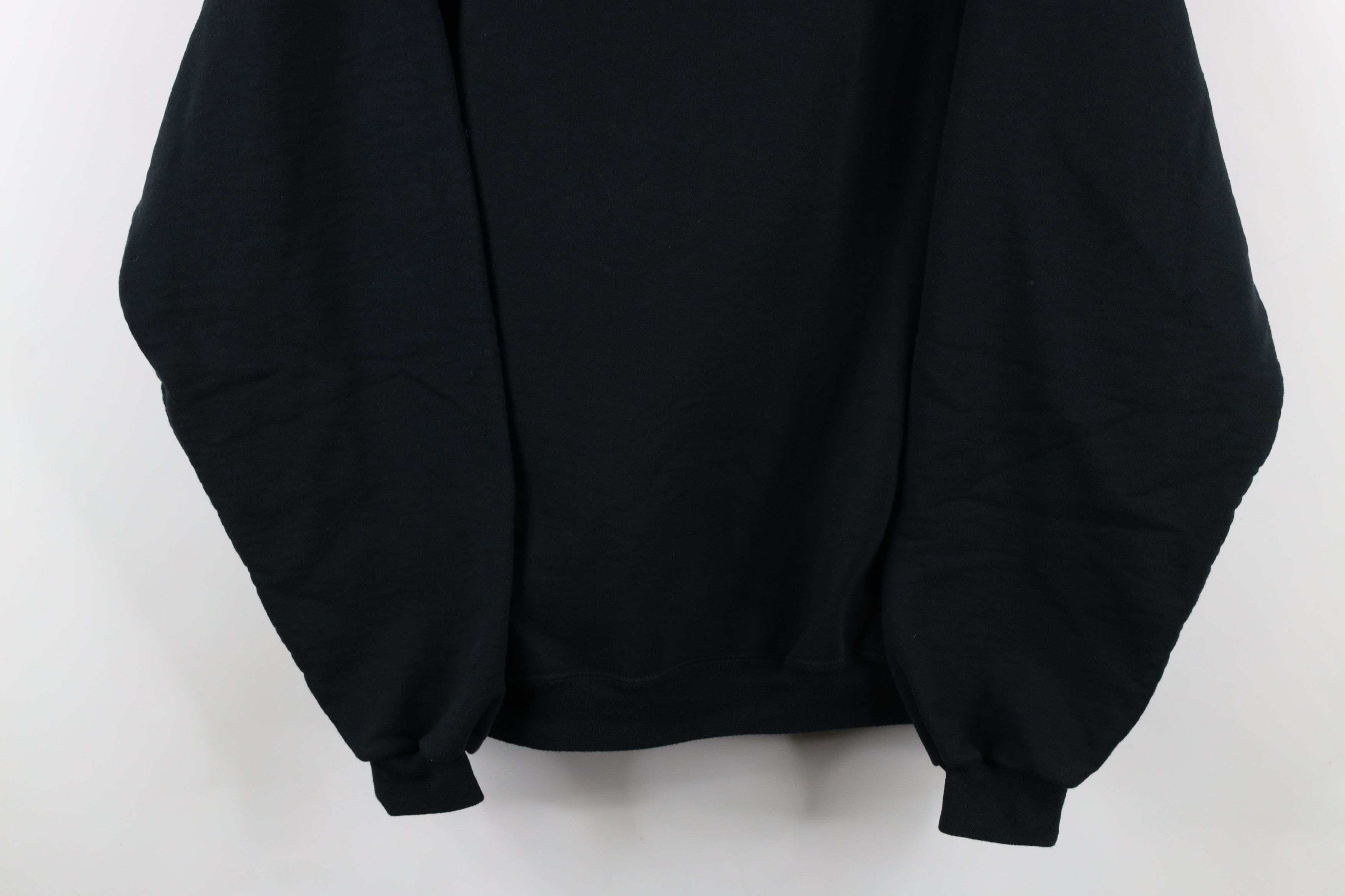 Vintage Vintage 90s Streetwear Heavyweight Crewneck Sweatshirt Black Size US XL / EU 56 / 4 - 3 Thumbnail