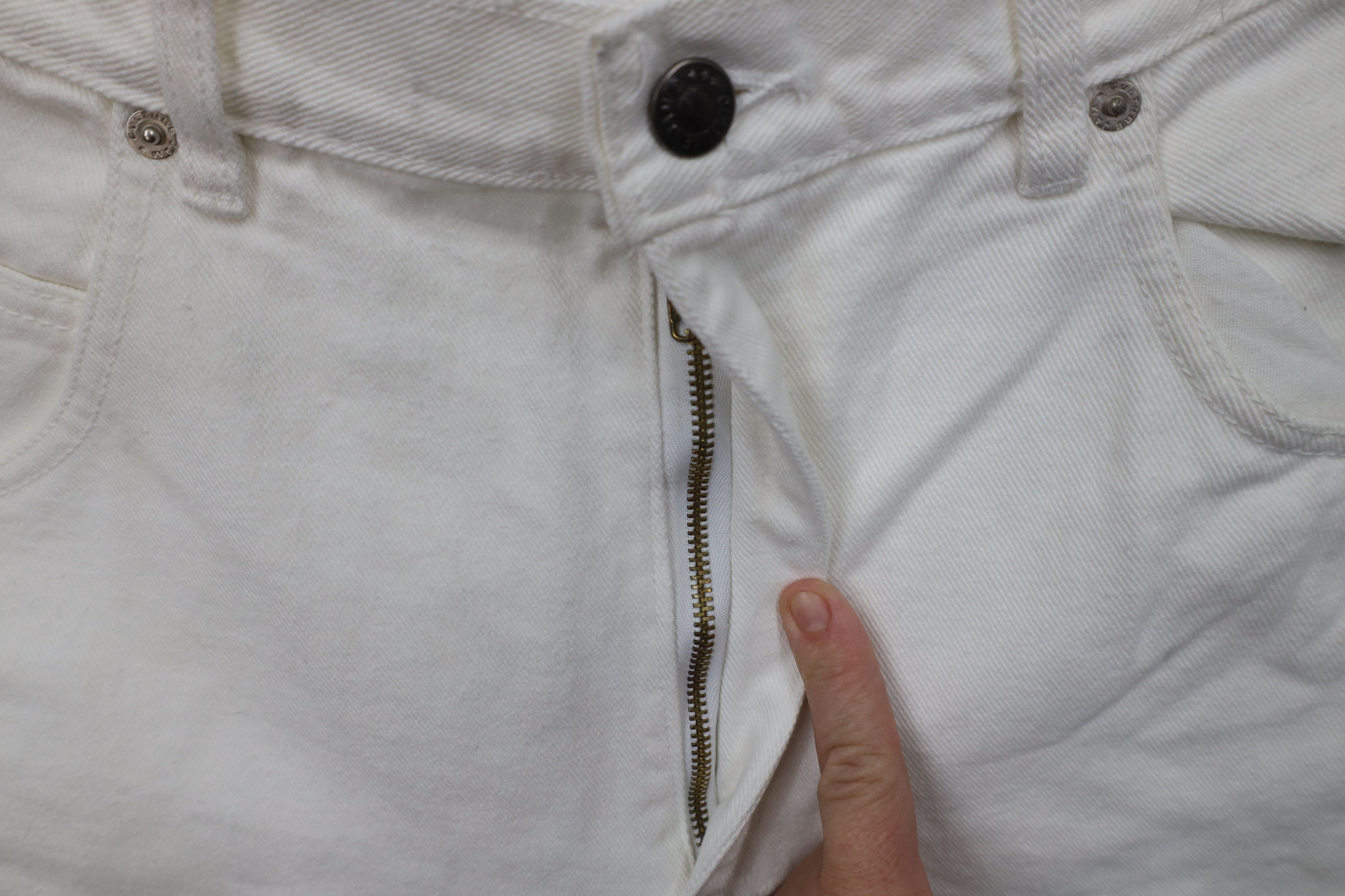 Vintage Deadstock Vintage 90s Streetwear Skateboard Jeans White Size US 30 / EU 46 - 6 Thumbnail