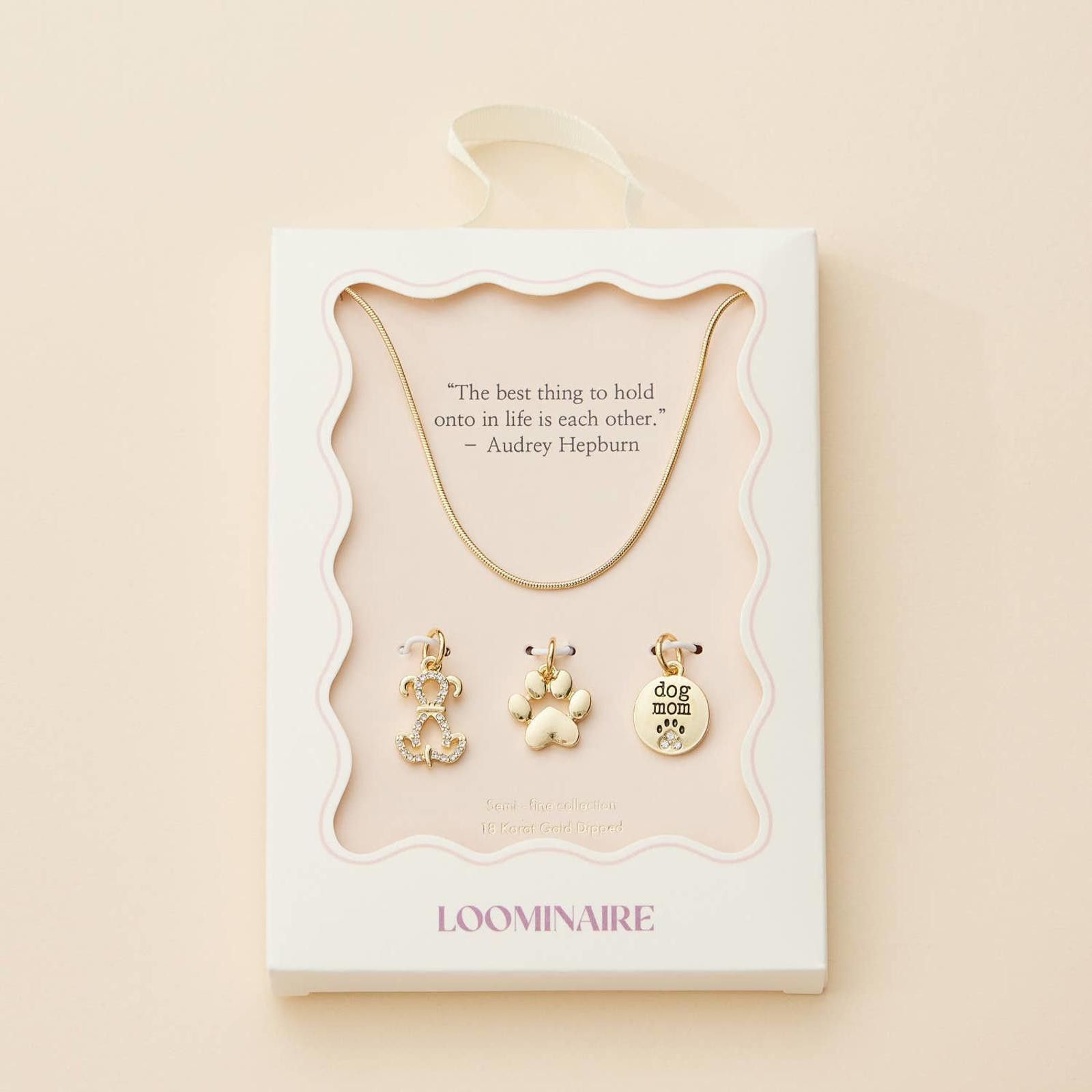 Other Gold Dipped 18K Dog Mom Charm Necklace Size ONE SIZE - 3 Thumbnail