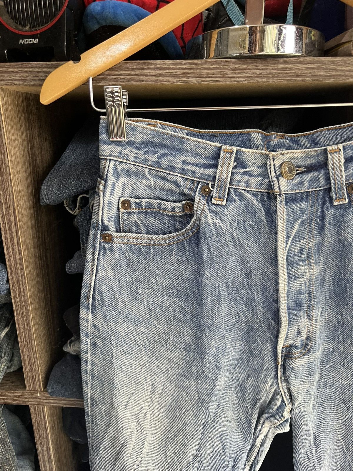 Levi's 🔥Vintage Levis 501 Distressed Denim Size US 28 / EU 44 - 9 Thumbnail