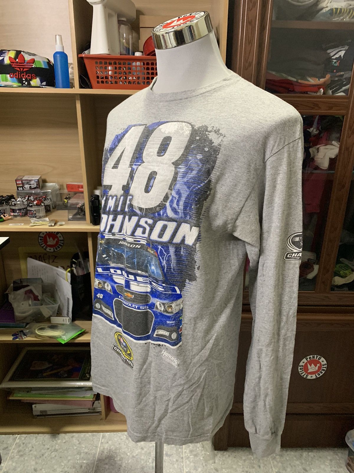 NASCAR NASCAR Jimmie Johnson Racing Long Sleeve T Shirt 2013 Size US L / EU 52-54 / 3 - 3 Thumbnail