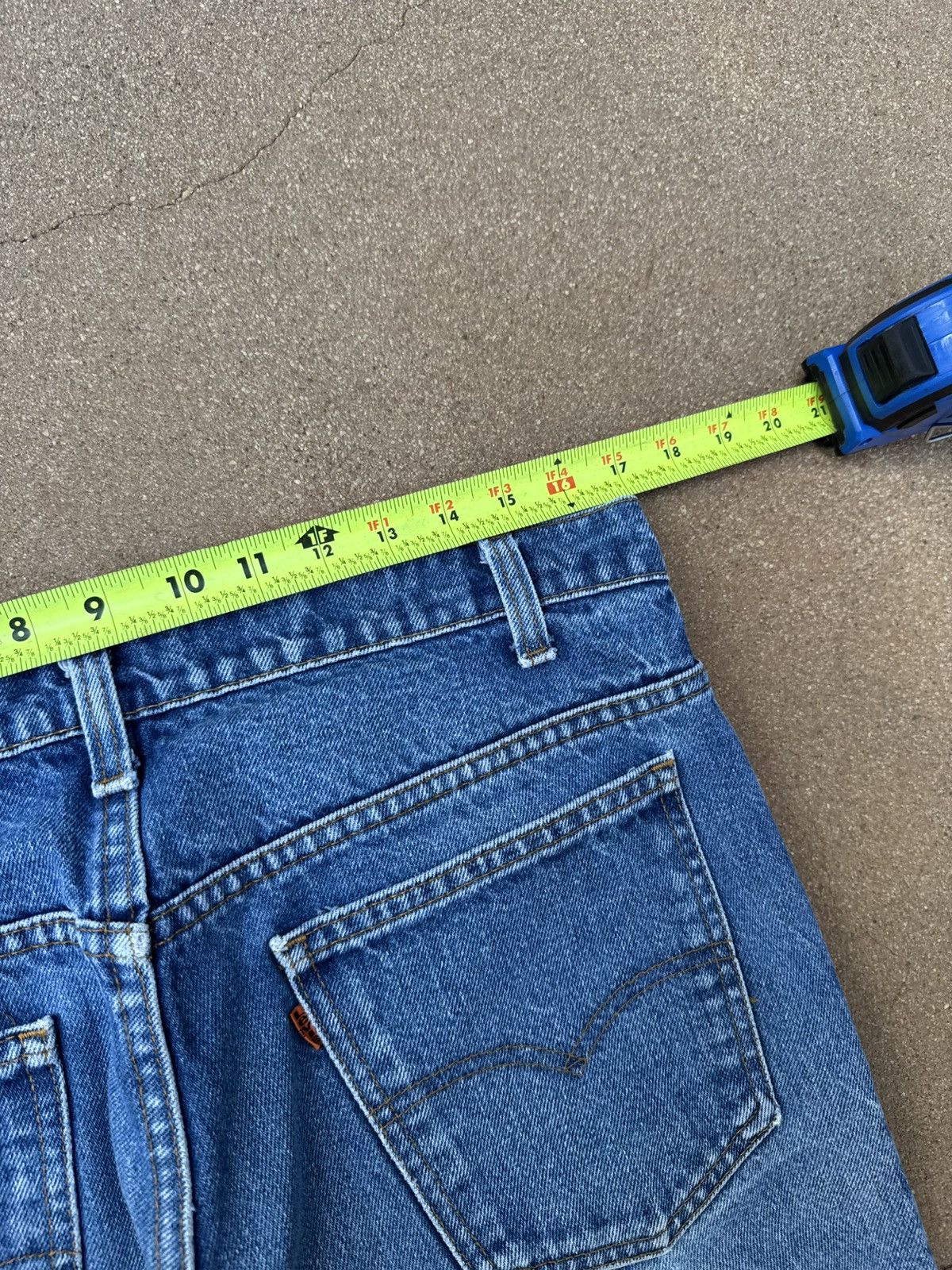 Levi's Vtg 80’s Levi’s 646 Orange Tab Bellbottom Flare Jeans 34x28 Size US 34 / EU 50 - 9 Thumbnail