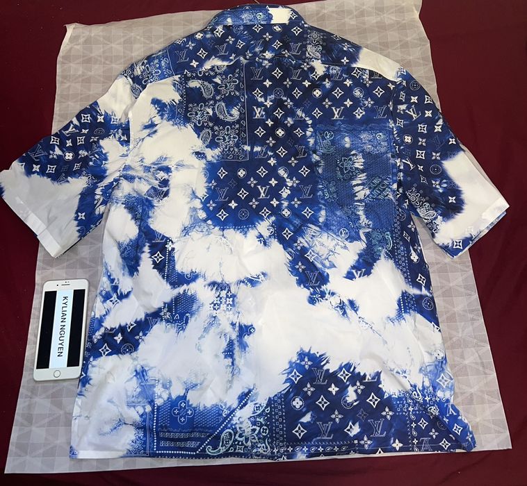 Louis Vuitton Monogram Bandana Short-Sleeved Shirt 1AA4UG | Grailed