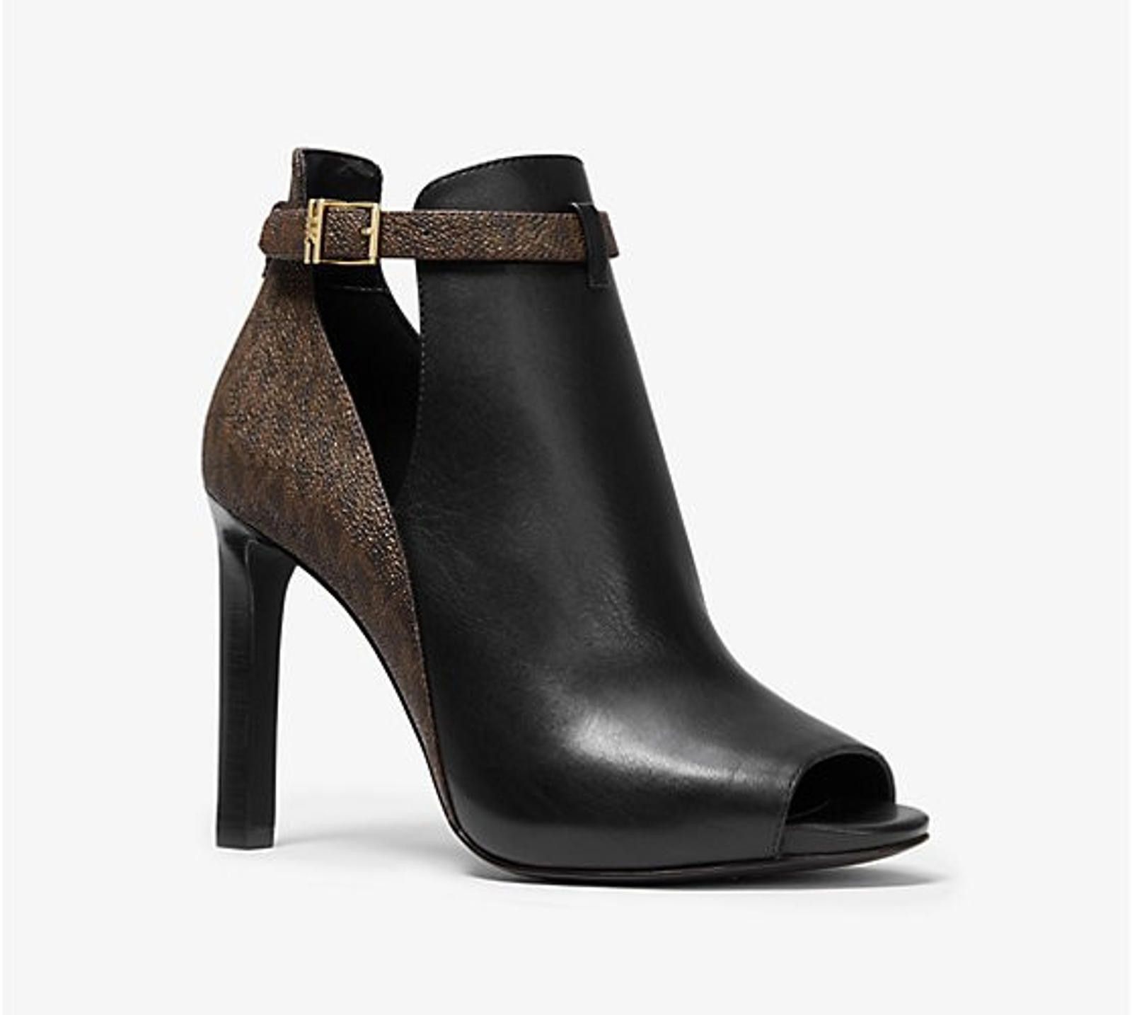Michael Kors Michael Kors Lawson Open Toe Signature Logo Boot 8 M Size US 8 / IT 38 - 1 Thumbnail
