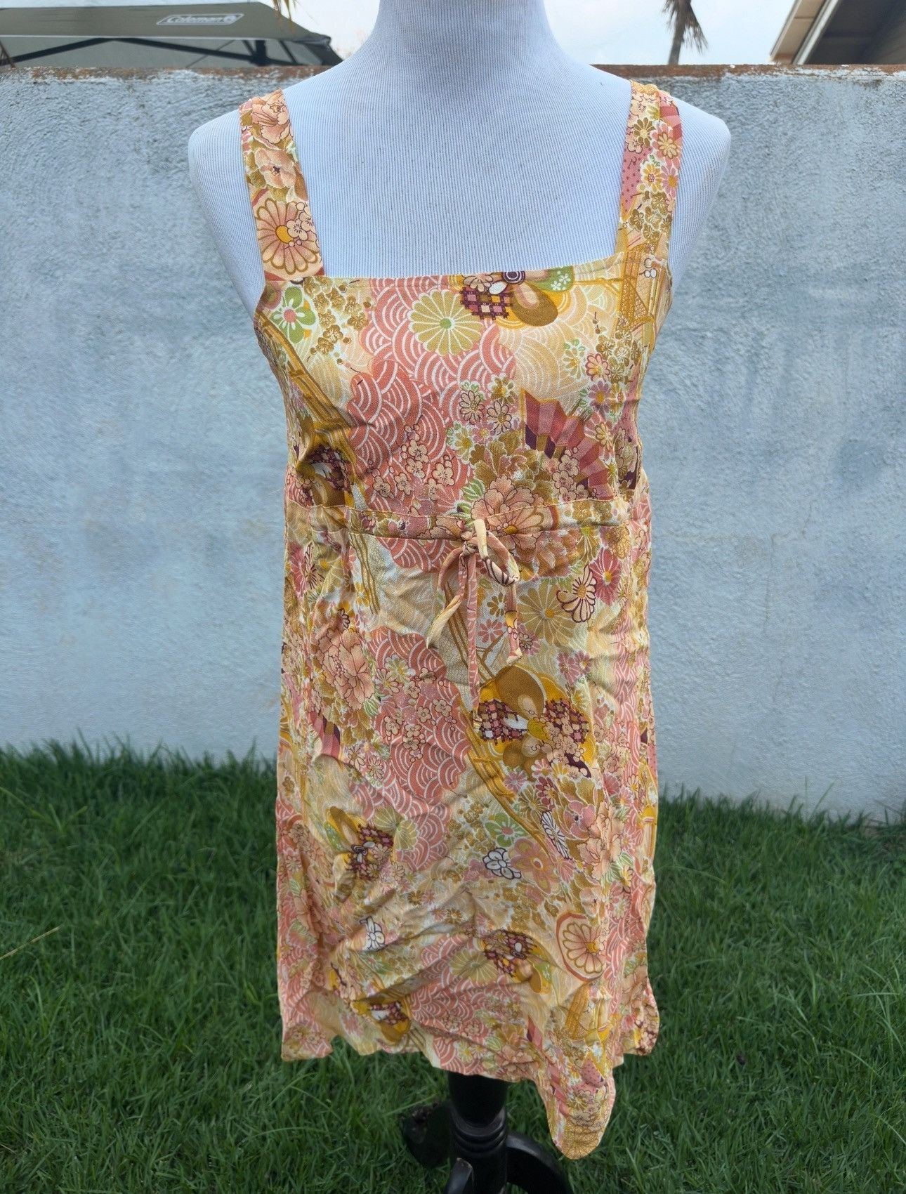 Other Cinnamon Girl Hawaii Dress XXS Pink Floral Midi Sundress Size XXS / US 00 / IT 34 - 1 Thumbnail