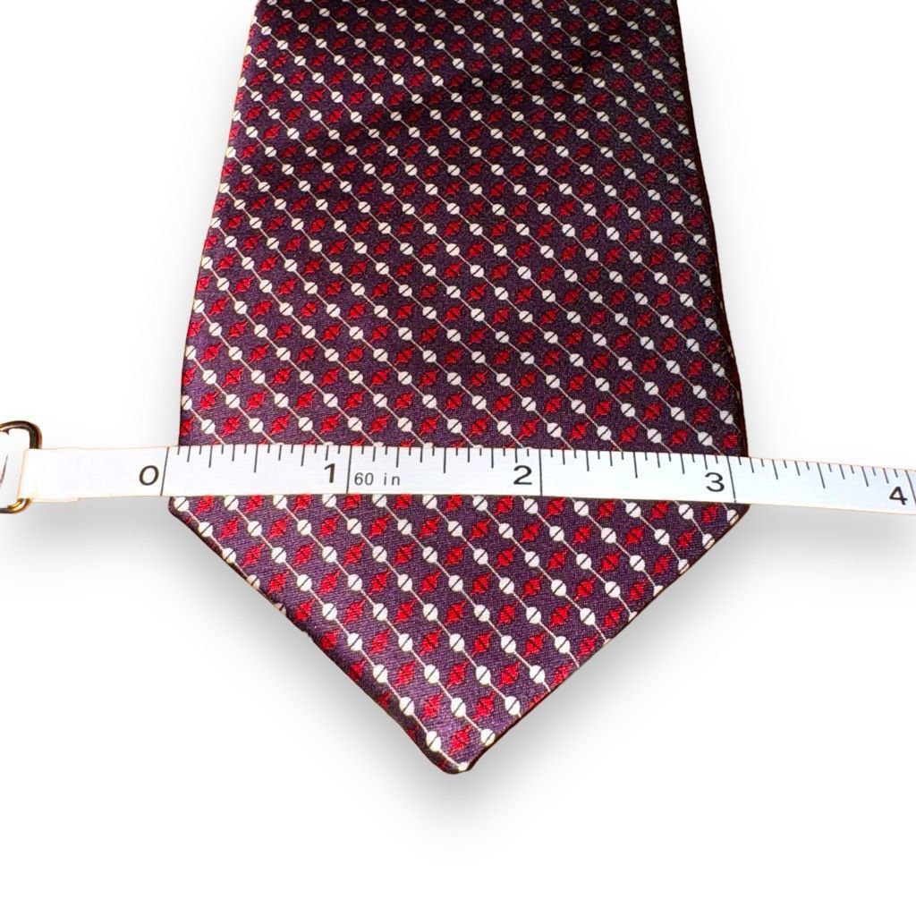 Other Ventura Handmade in USA 100% Silk Purple Tie Size ONE SIZE - 2 Thumbnail