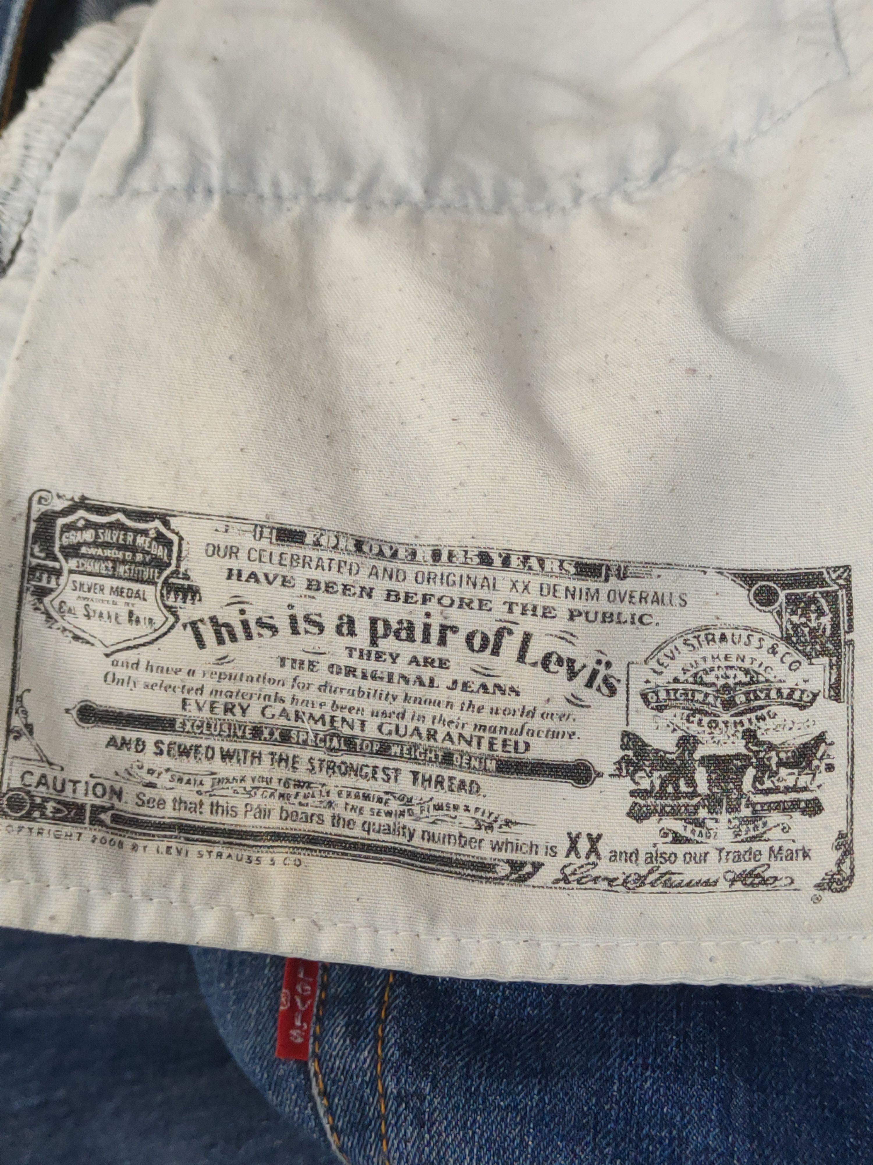 Levi's 501 Levi's Blue Distressed Ripped Jeans #W2266 Size US 36 / EU 52 - 14 Thumbnail