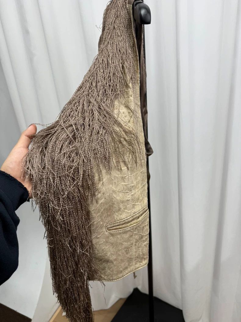 Ann Demeulemeester Ann demeulemeester horsehair erosion cat beard vest-2506 Size US M / EU 48-50 / 2 - 3 Thumbnail