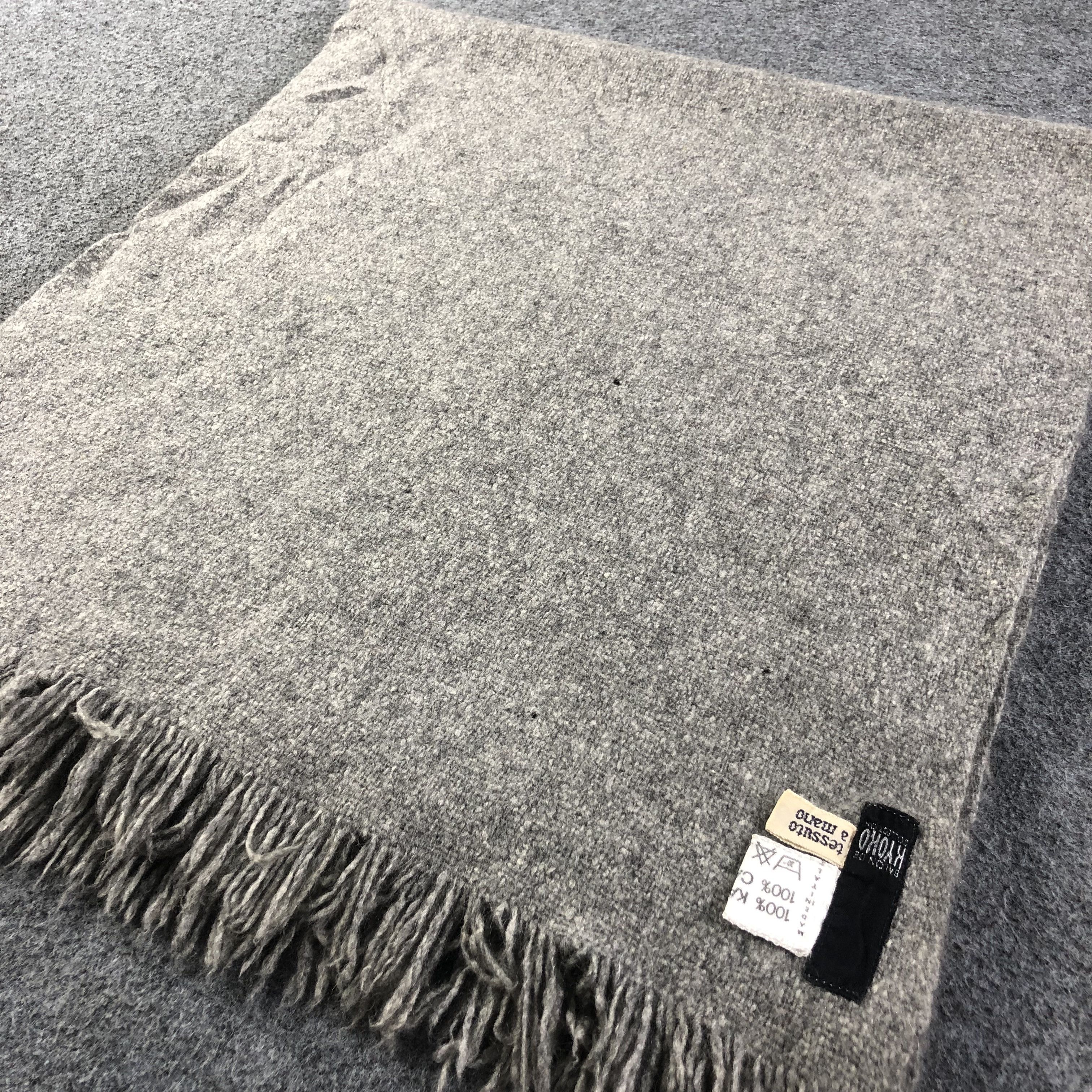 Japanese Brand Salon de Kyoko Tessuto a mano Cashmere Scarf Muffler V1176 Size ONE SIZE - 3 Thumbnail