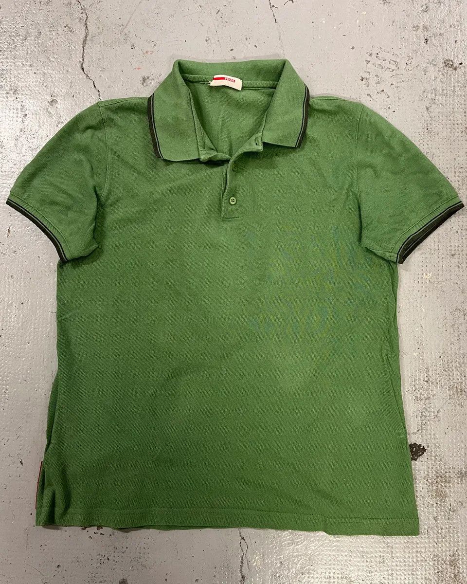 Prada SS2011 Prada Sage Green Polo Size US M / EU 48-50 / 2 - 4 Thumbnail