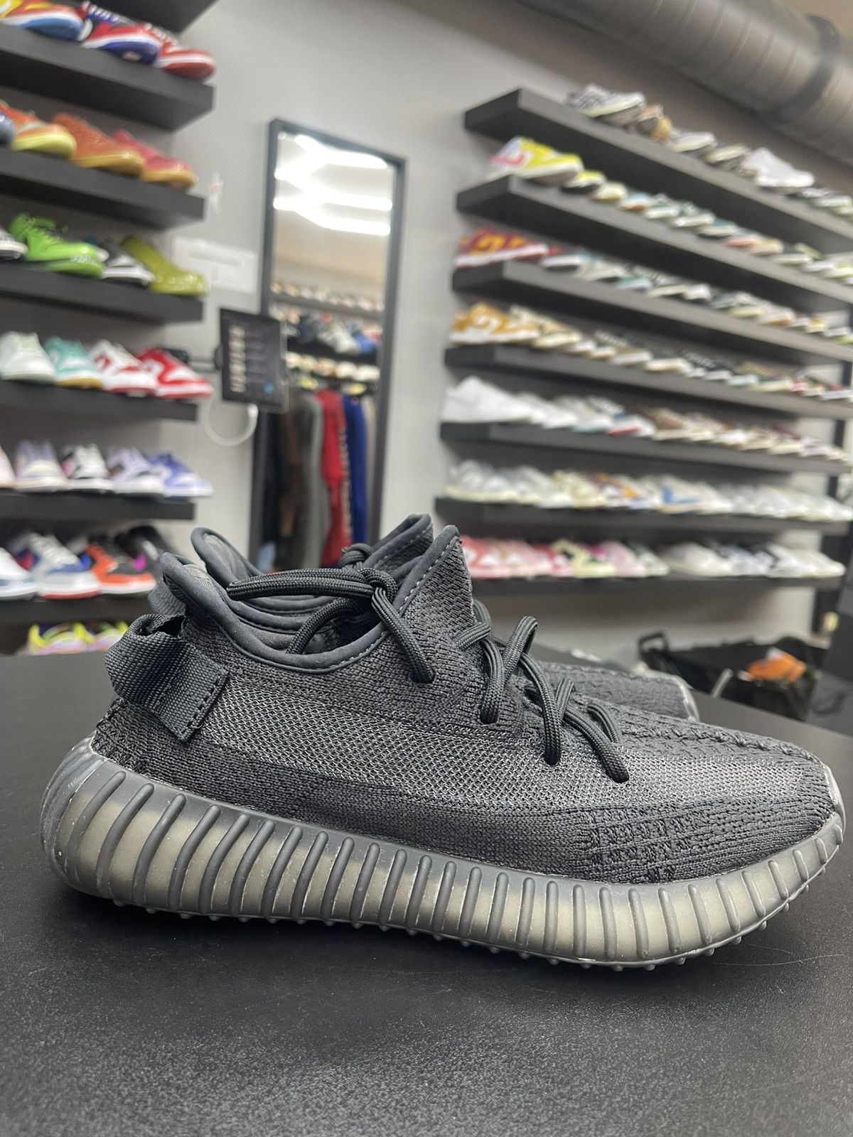 Adidas Size 5.5 - Adidas Yeezy 350 Onyx Size US 5.5 / EU 38 - 3 Thumbnail