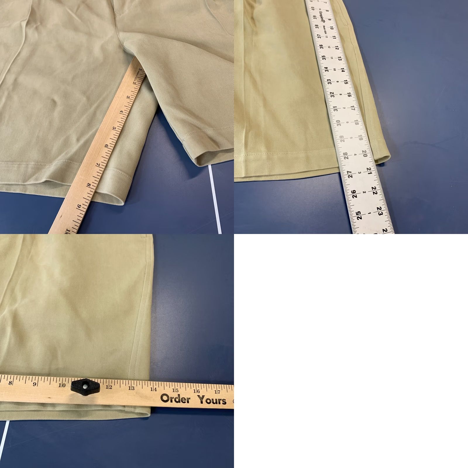 Tommy Bahama Tommy Bahama 100% Silk Chino Shorts Mens Size 41 Tan Casual Golf Size US 41 - 9 Thumbnail