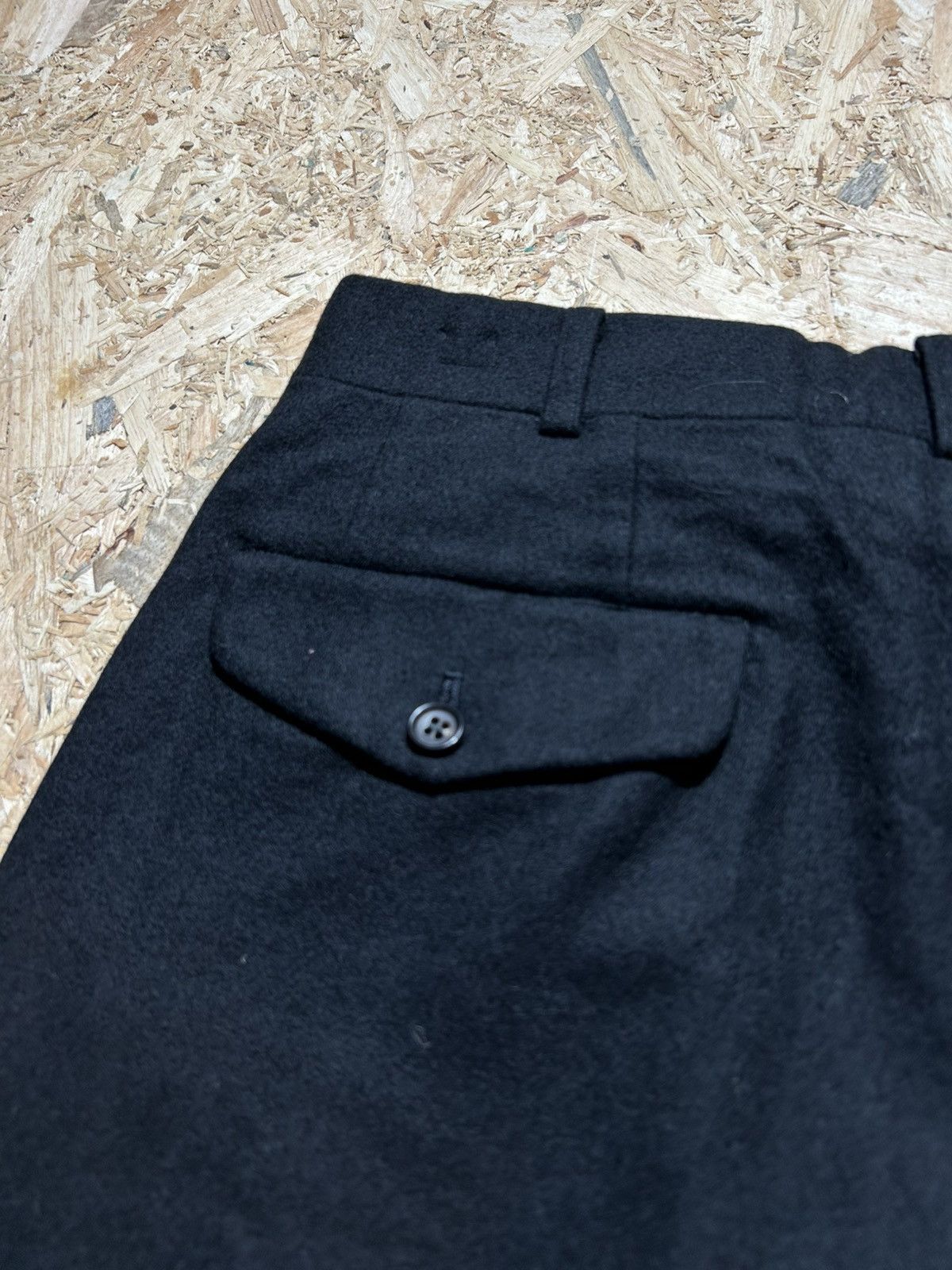 Comme des Garcons Comme Des Garcons Black Pleated Trousers Pants Size US 29 - 6 Thumbnail