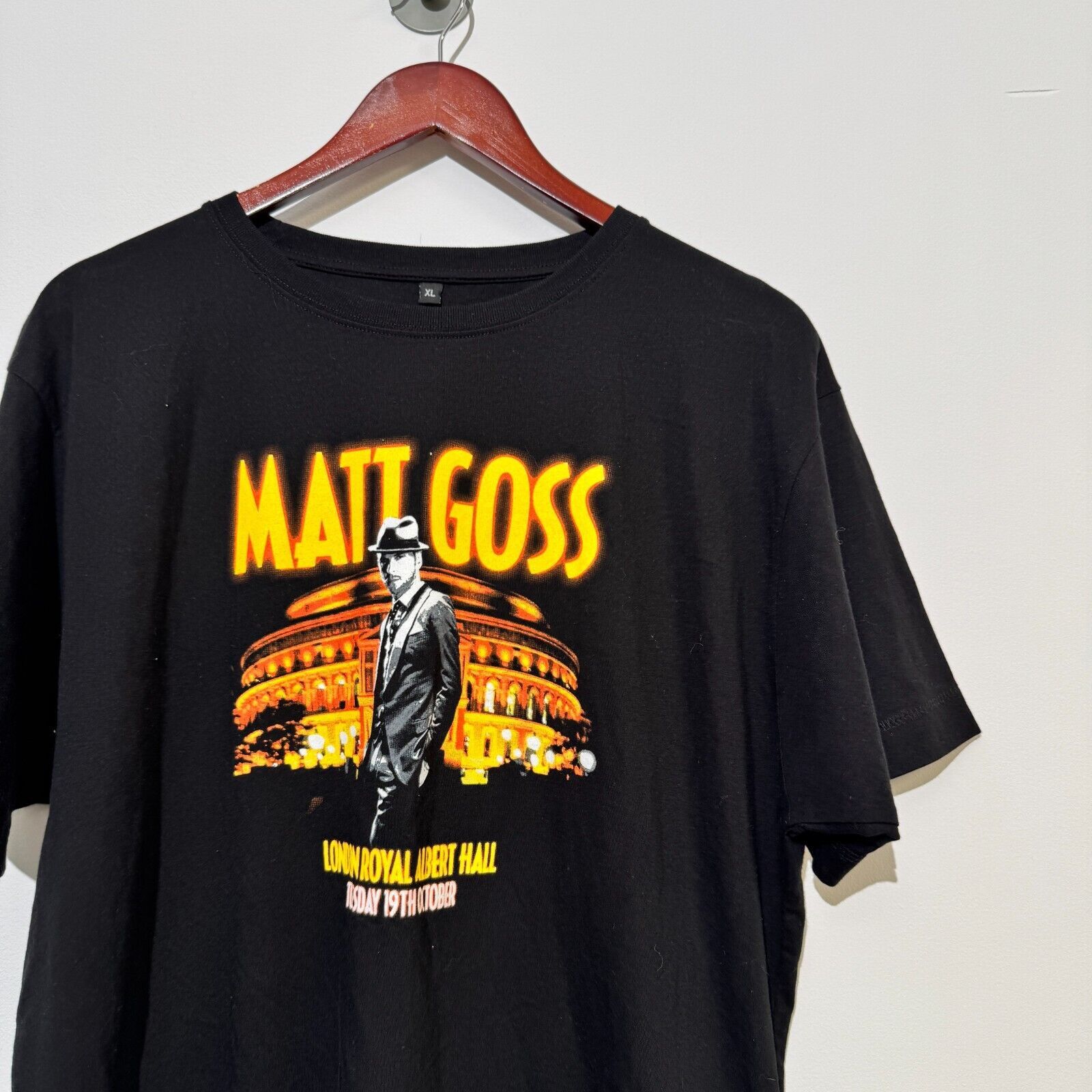 Vintage Vintage Unisex Black Cotton T-Shirt Size XL Matt Goss Y2K Size US XL / EU 56 / 4 - 6 Thumbnail