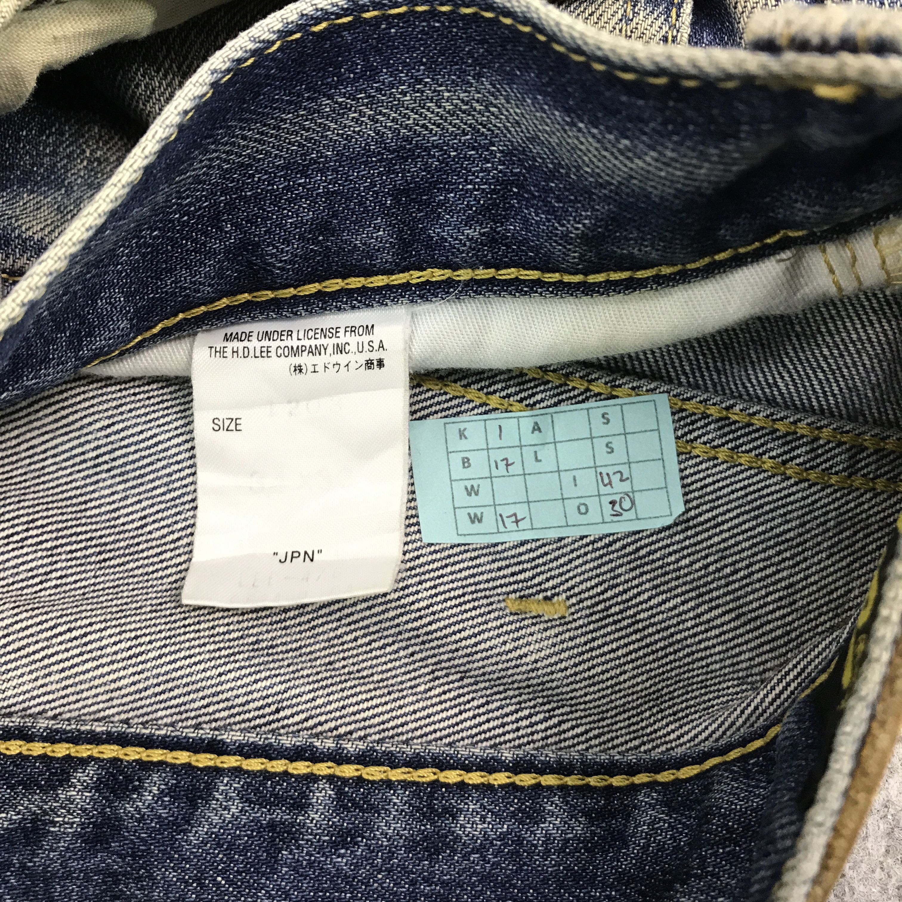 Lee DENIM LEE RIDERS DISTRESSED DENIM PANTS Size US 34 / EU 50 - 8 Thumbnail