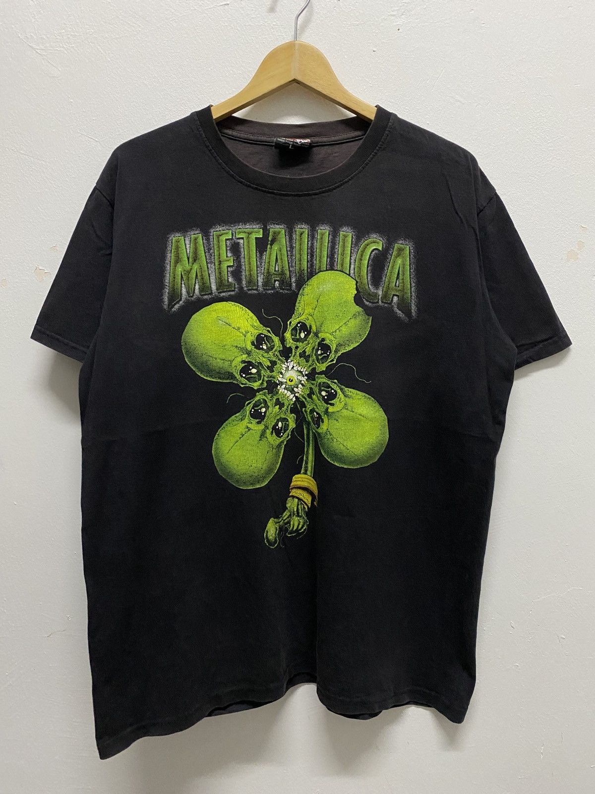 Metallica Vintage 90s Metallica Pushead Heavy Metal Band Music Rock Size US L / EU 52-54 / 3 - 3 Thumbnail