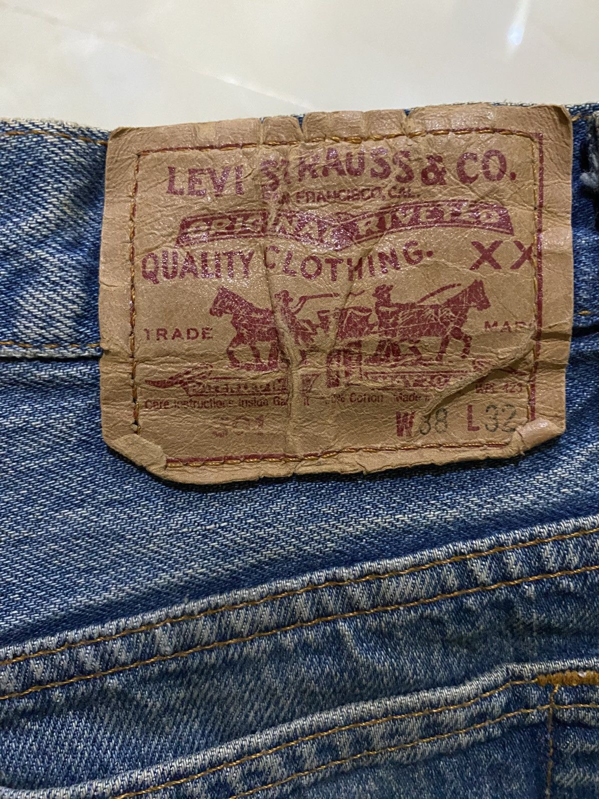 Levi's Vintage Levis 501 usa Size US 38 / EU 54 - 9 Thumbnail