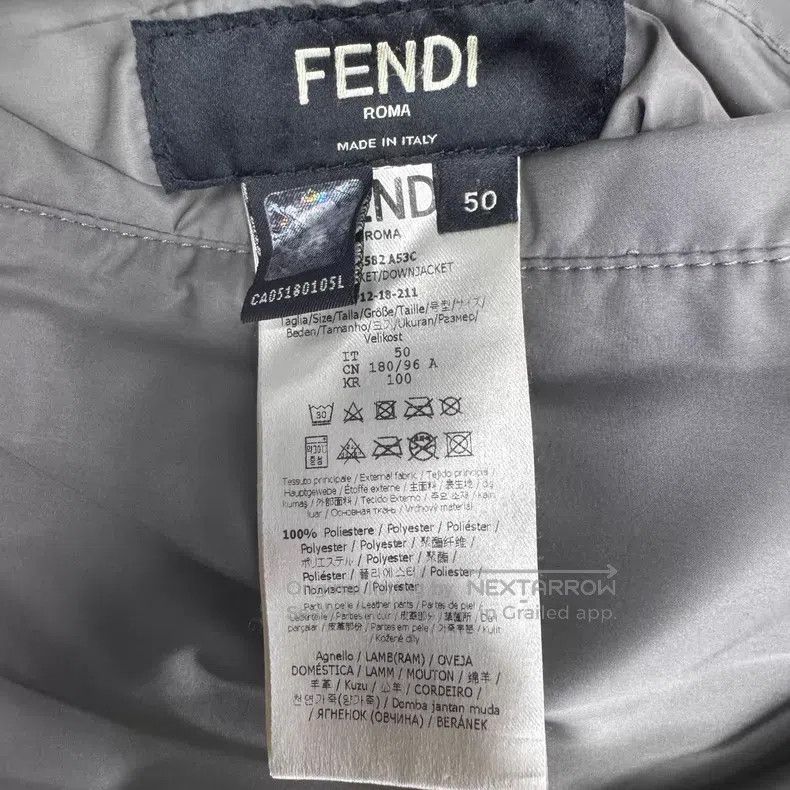 Fendi Fendi Little Monster Gray Hooded Long Sleeve Puffer Jacket Size US M / EU 48-50 / 2 - 4 Thumbnail