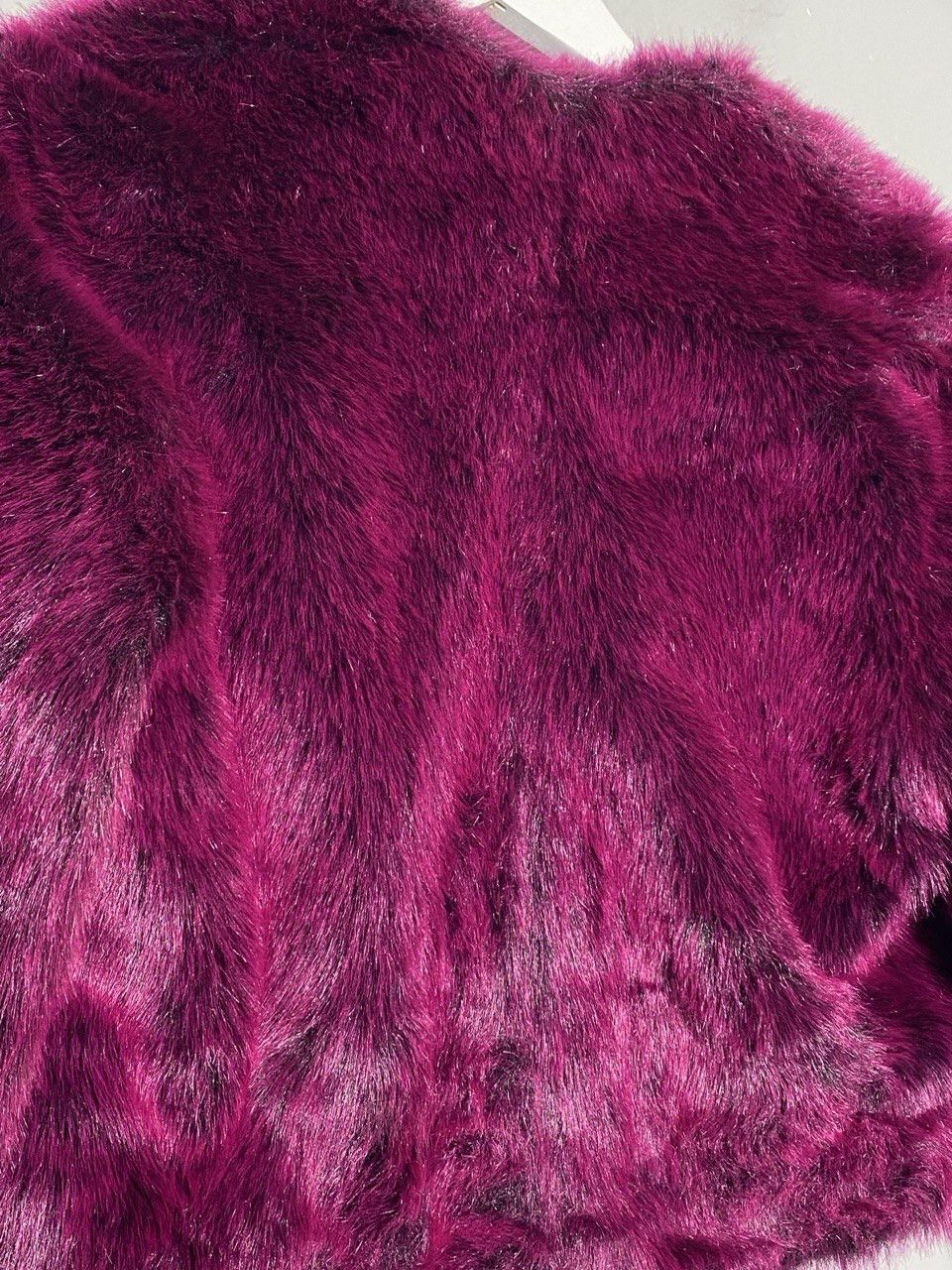 Versace Vintage 90s Versace Classic V2 Y2k Faux Fur Coat Jacket Size L / US 10 / IT 46 - 11 Thumbnail