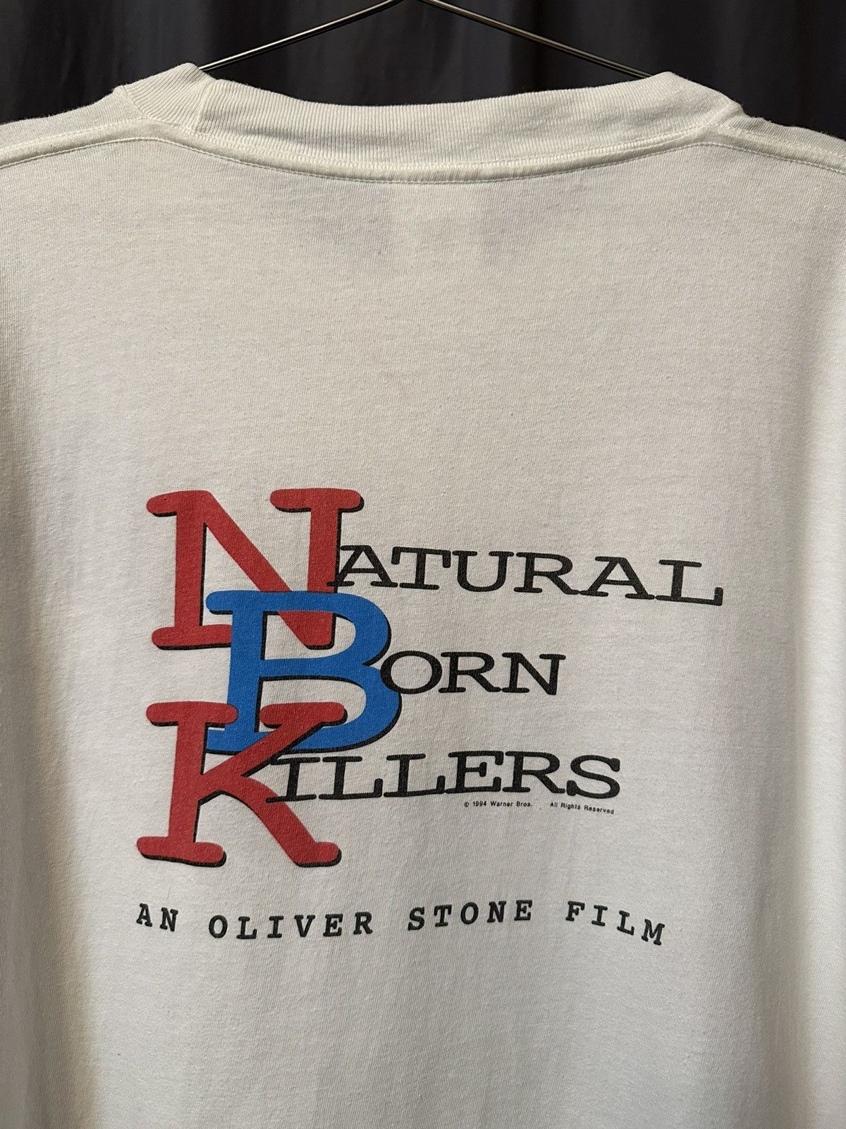 Vintage Vintage 1995 Natural Born Killers T-Shirt Size US XL / EU 56 / 4 - 9 Thumbnail