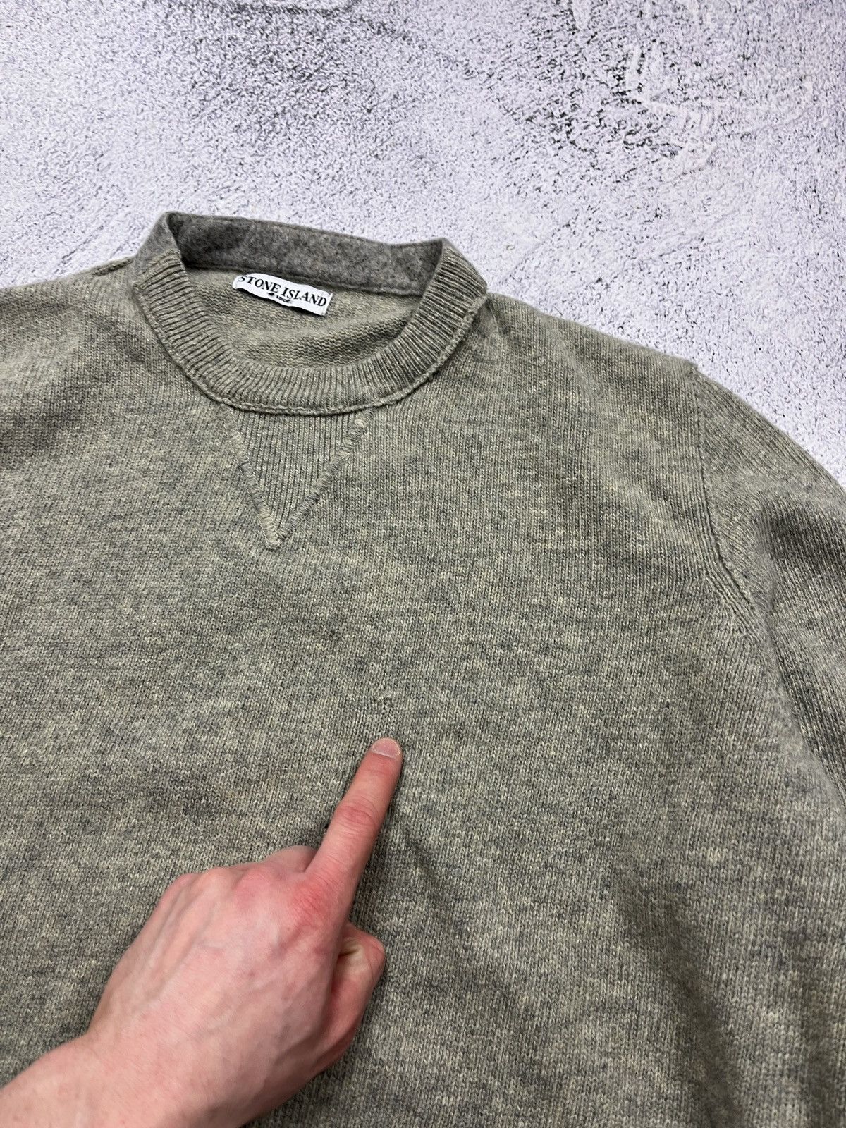 Stone Island Vintage Stone Island 2007 Wool Knit Sweater Archive Rare Size US XXL / EU 58 / 5 - 6 Thumbnail