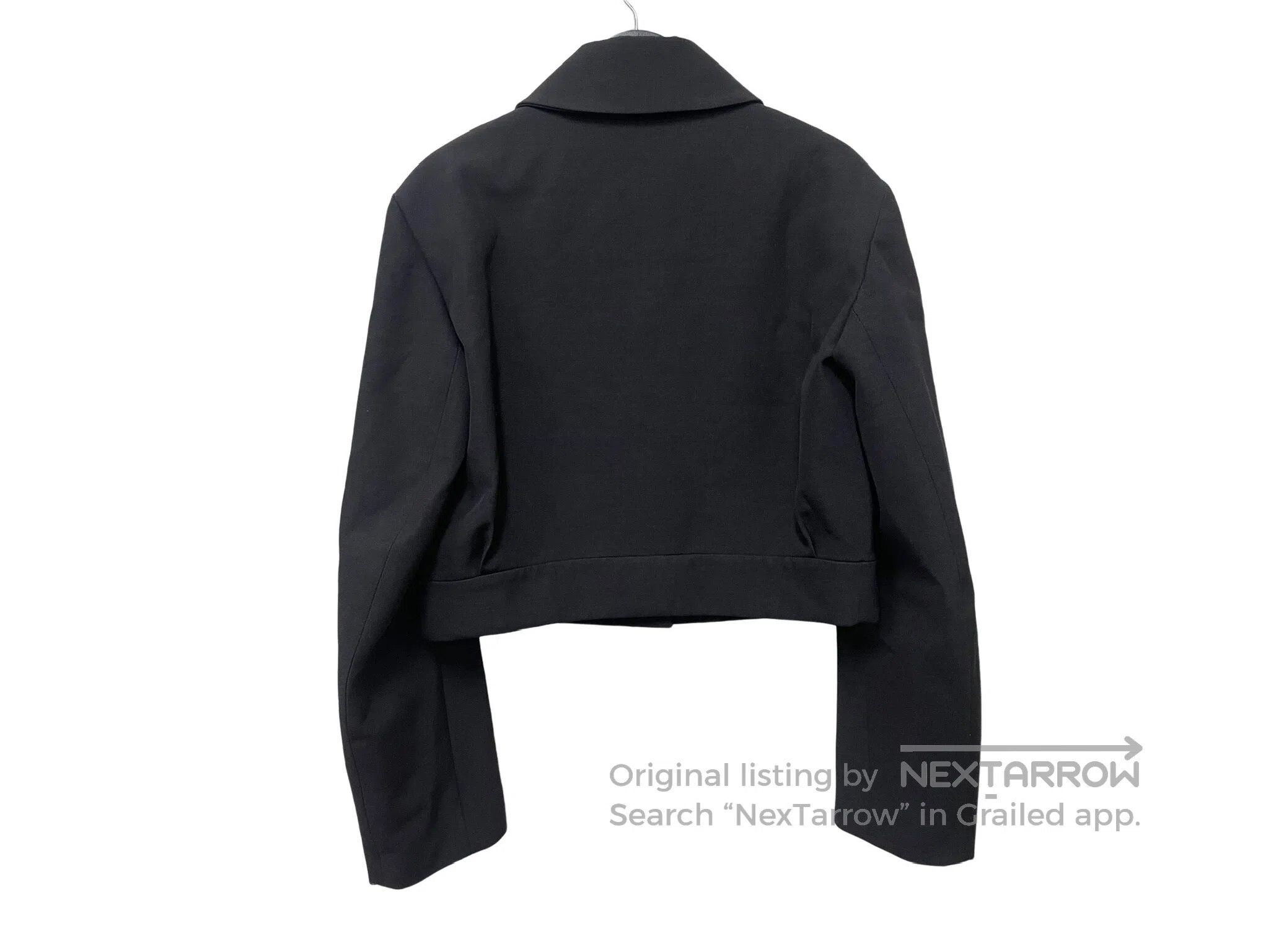 Lemaire LEMAIRE Black Wool Short Jacket Size XS / US 0-2 / IT 36-38 - 2 Thumbnail