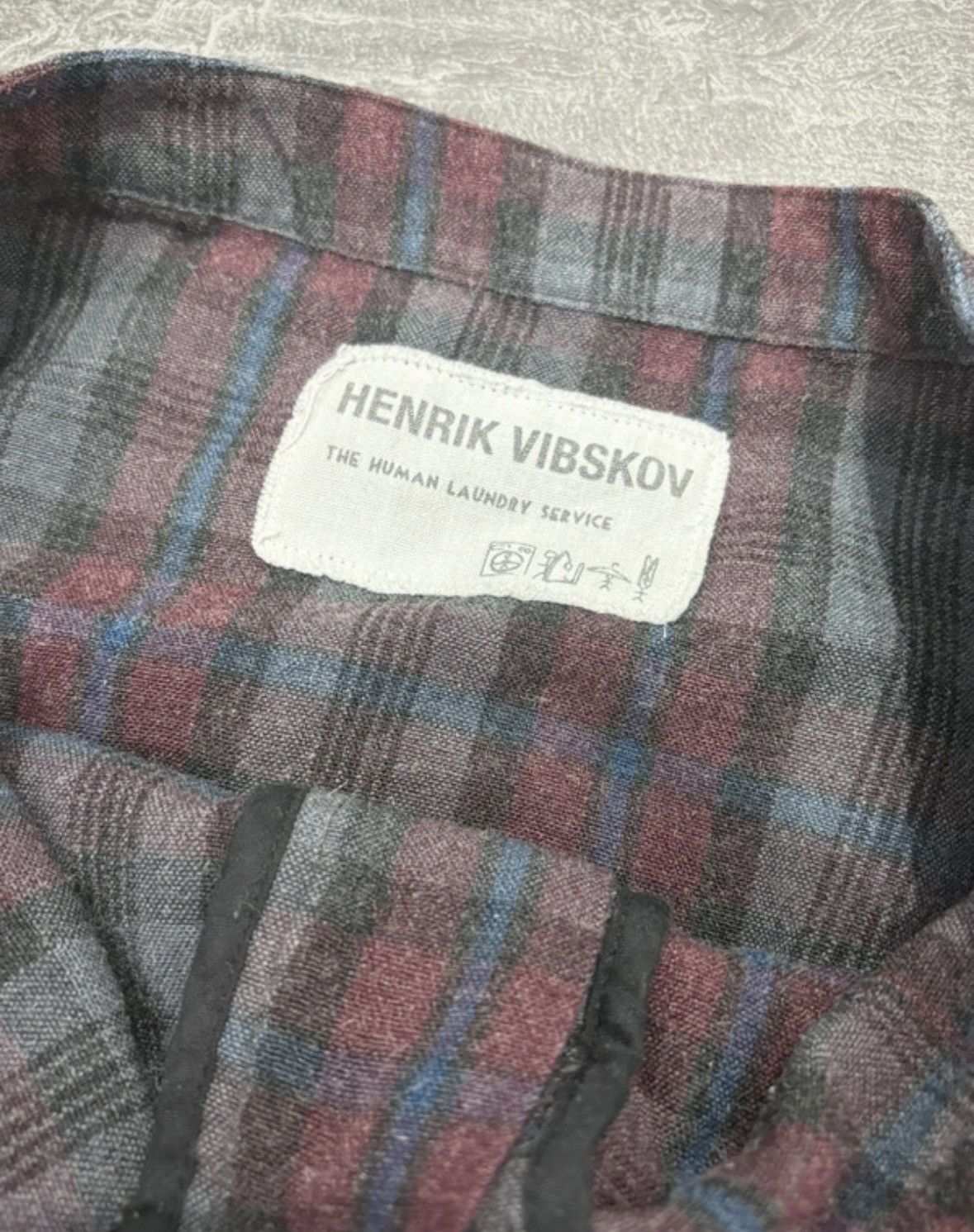 Henrik Vibskov 00s Vintage Henrik Vibskov Retro Plaid Trousers Pants Y2K Size US 35 - 14 Thumbnail