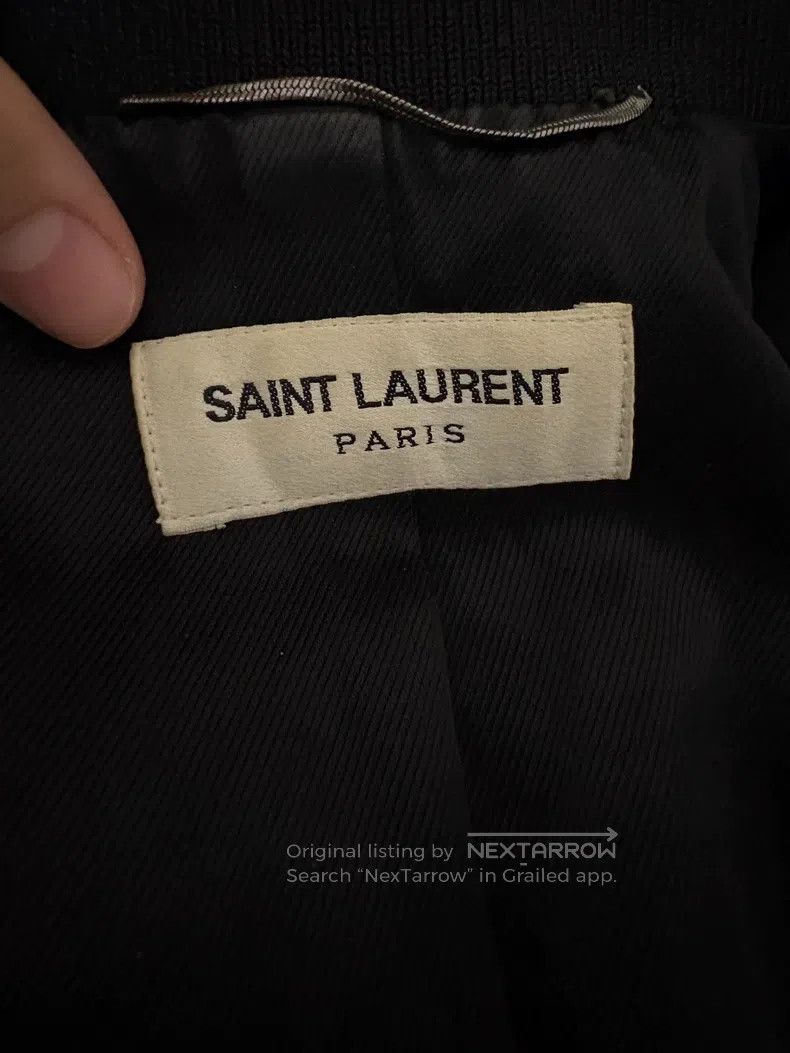 Saint Laurent Paris Saint Laurent Paris Blue Shark Jacket Size US S / EU 44-46 / 1 - 3 Thumbnail