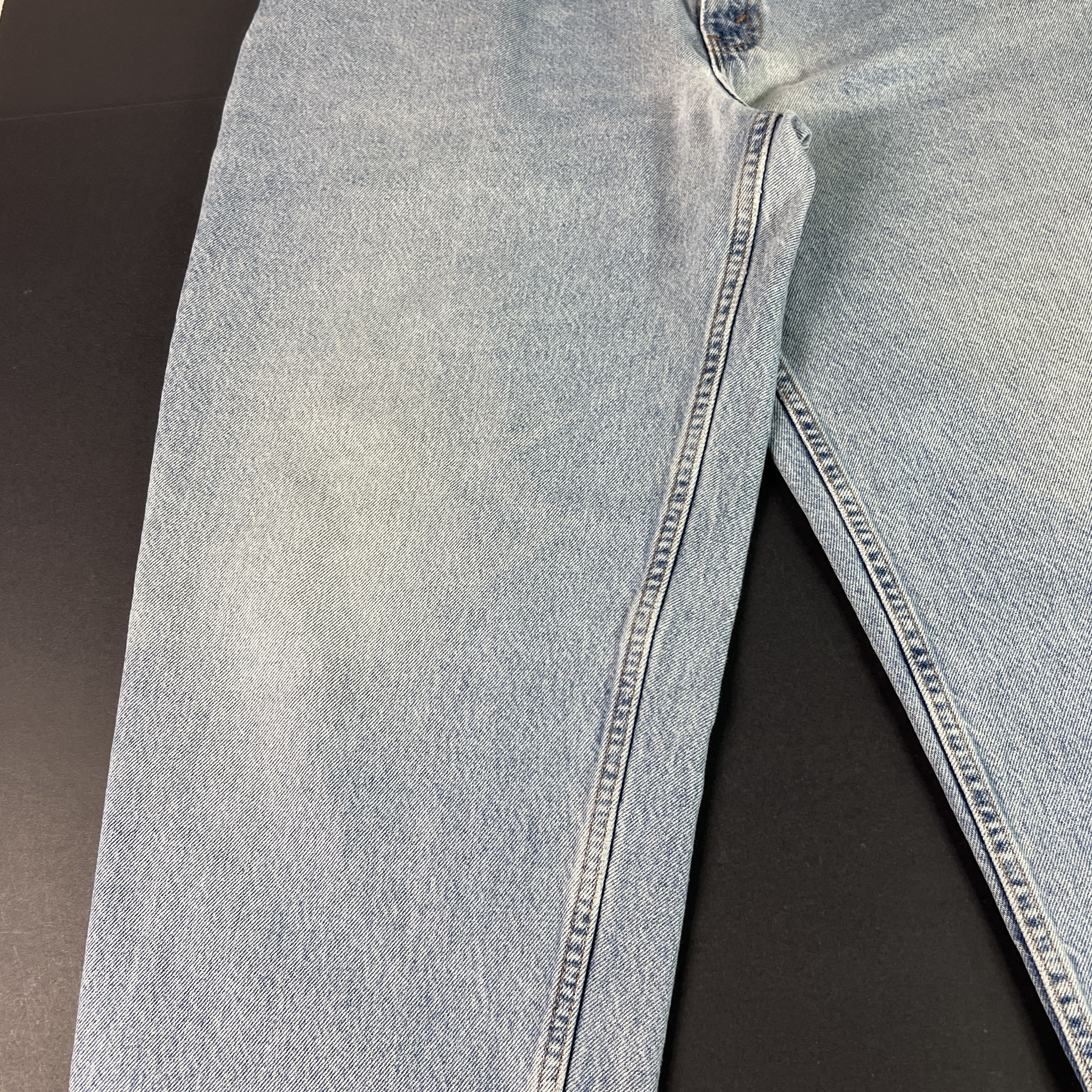 Levi's VTG 90s Levis Jeans 560 Loose Tapered Blue Denim Orange Tab Size US 37 - 6 Thumbnail