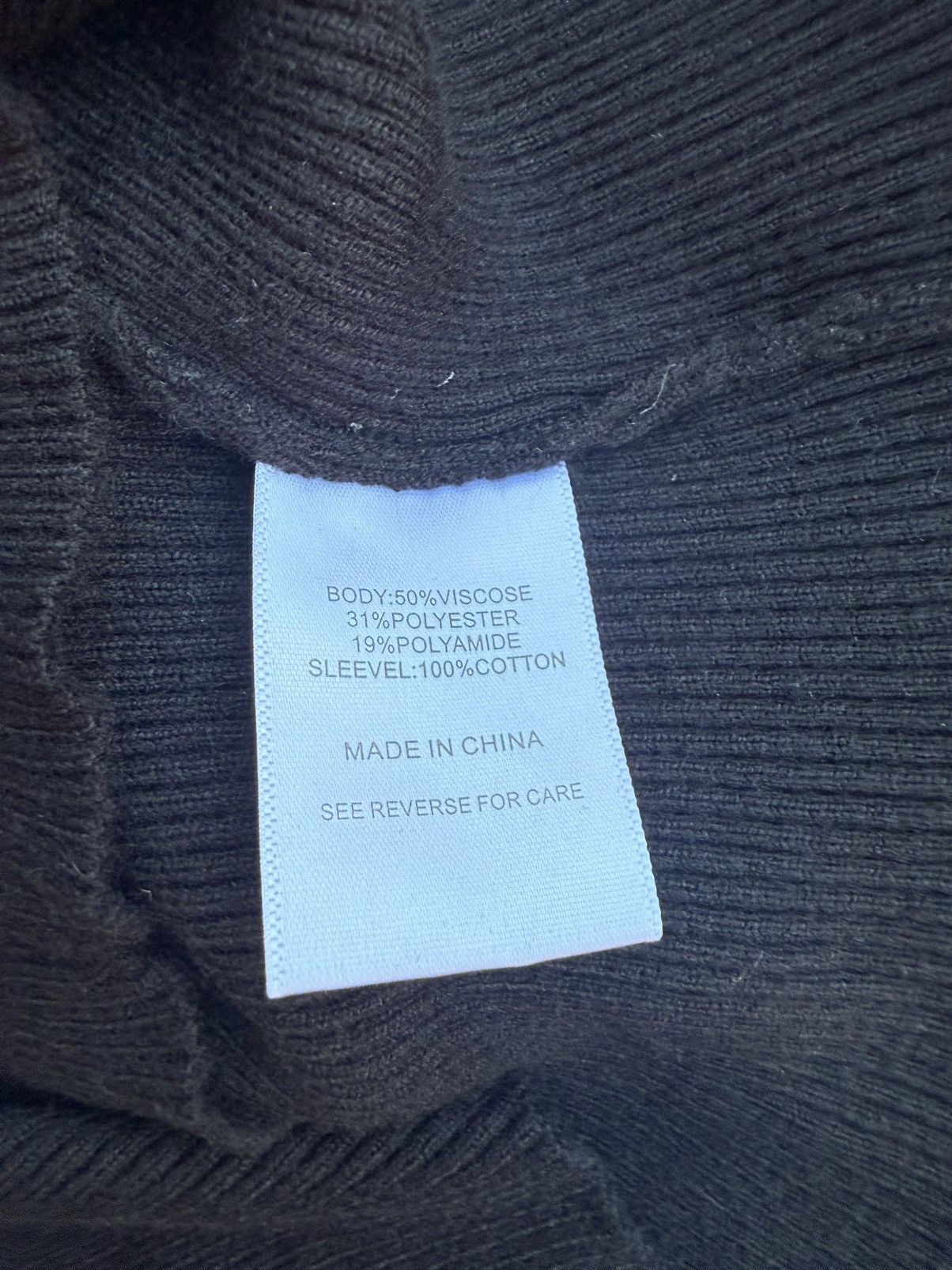 Other Lucy Paris Barra Mixed Knit Puff Sleeve Sweater Blouse Black Size M / US 6-8 / IT 42-44 - 8 Thumbnail