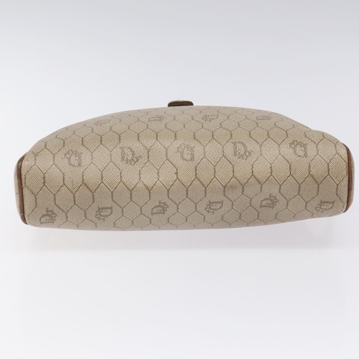 Dior DIOR Honeycomb Canvas Shoulder Bag Pvc Leather Beige Gold Size ONE SIZE - 9 Thumbnail