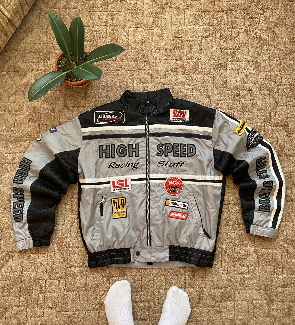 Streetwear × Vintage Vintage High Speed Streetwear F1 Racing Jacket ...