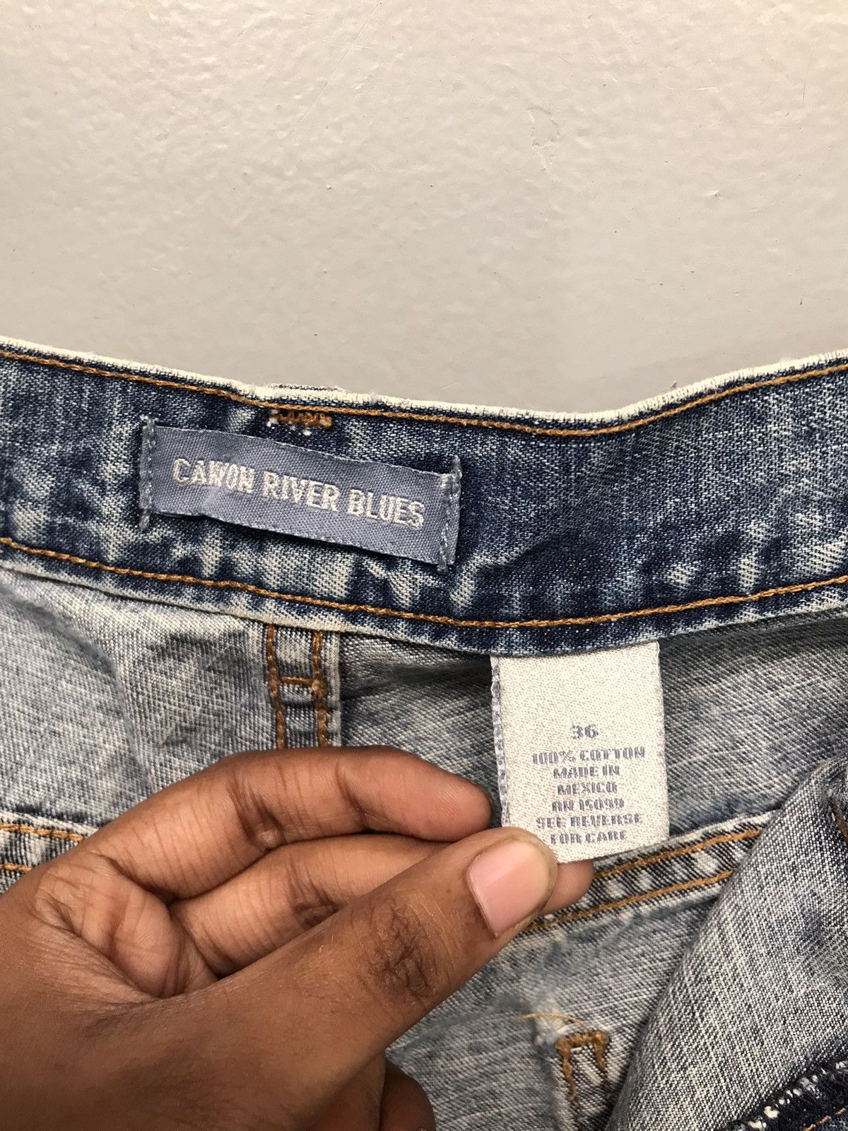 JNCO Vintage Canyon river blues carpenter jort Size US 36 / EU 52 - 7 Thumbnail