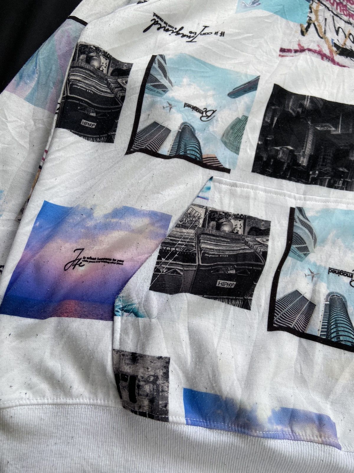If Six Was Nine × Japanese Brand × Le Grande Bleu (L.G.B.) BEAUMERE SKATEBOARD IF IT CAN BE IMAGINED CREATED HOODIE Size US L / EU 52-54 / 3 - 6 Thumbnail