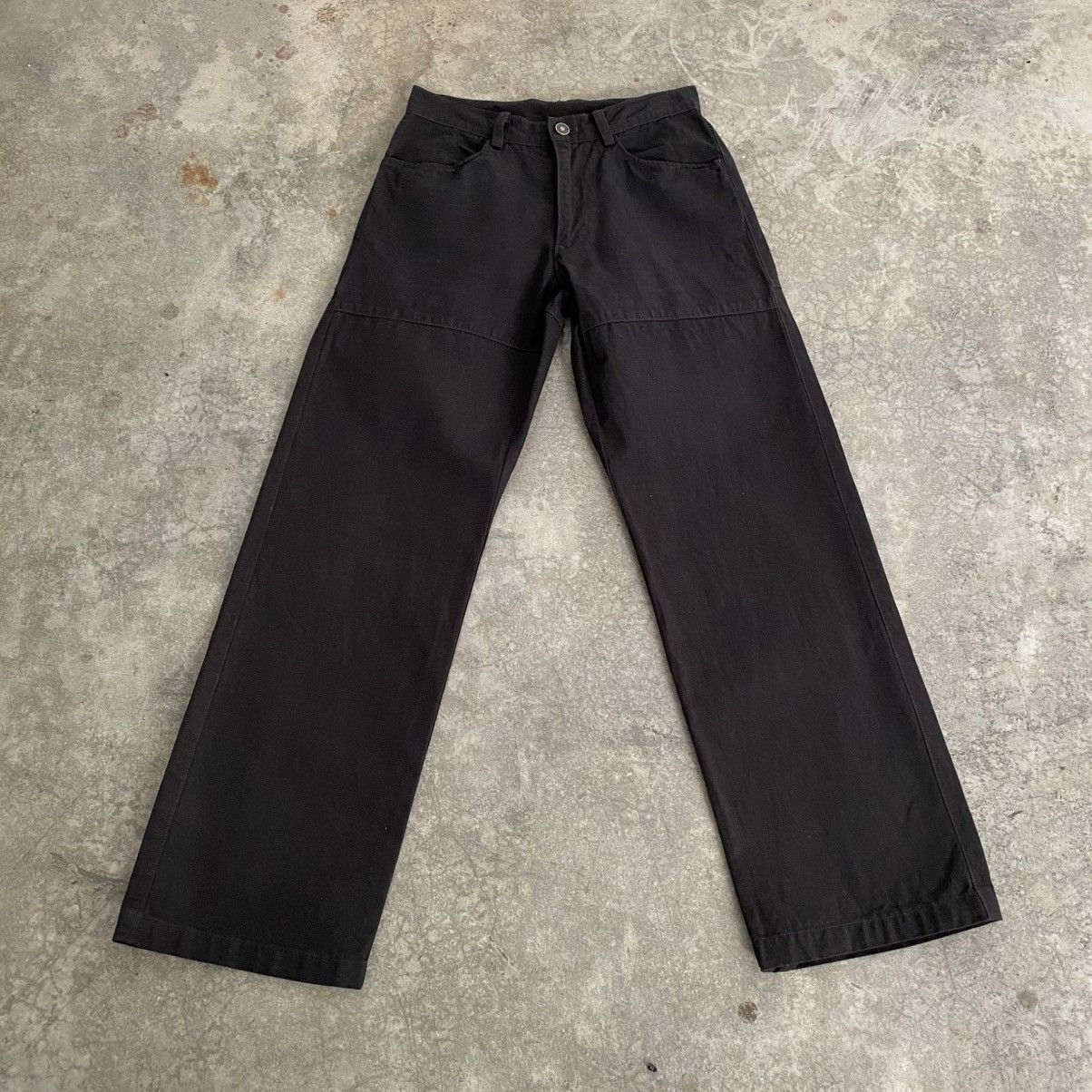 Jean Paul Gaultier Archive Gaultier Homme Objet Hemp Blend Wide Leg Jeans Size US 28 / EU 44 - 2 Thumbnail
