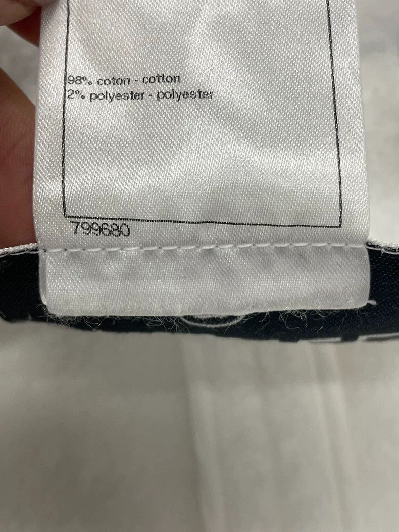 Chanel Chanel White towel blue silver rolled-edge coat Size XXS / US 00 / IT 34 - 5 Thumbnail