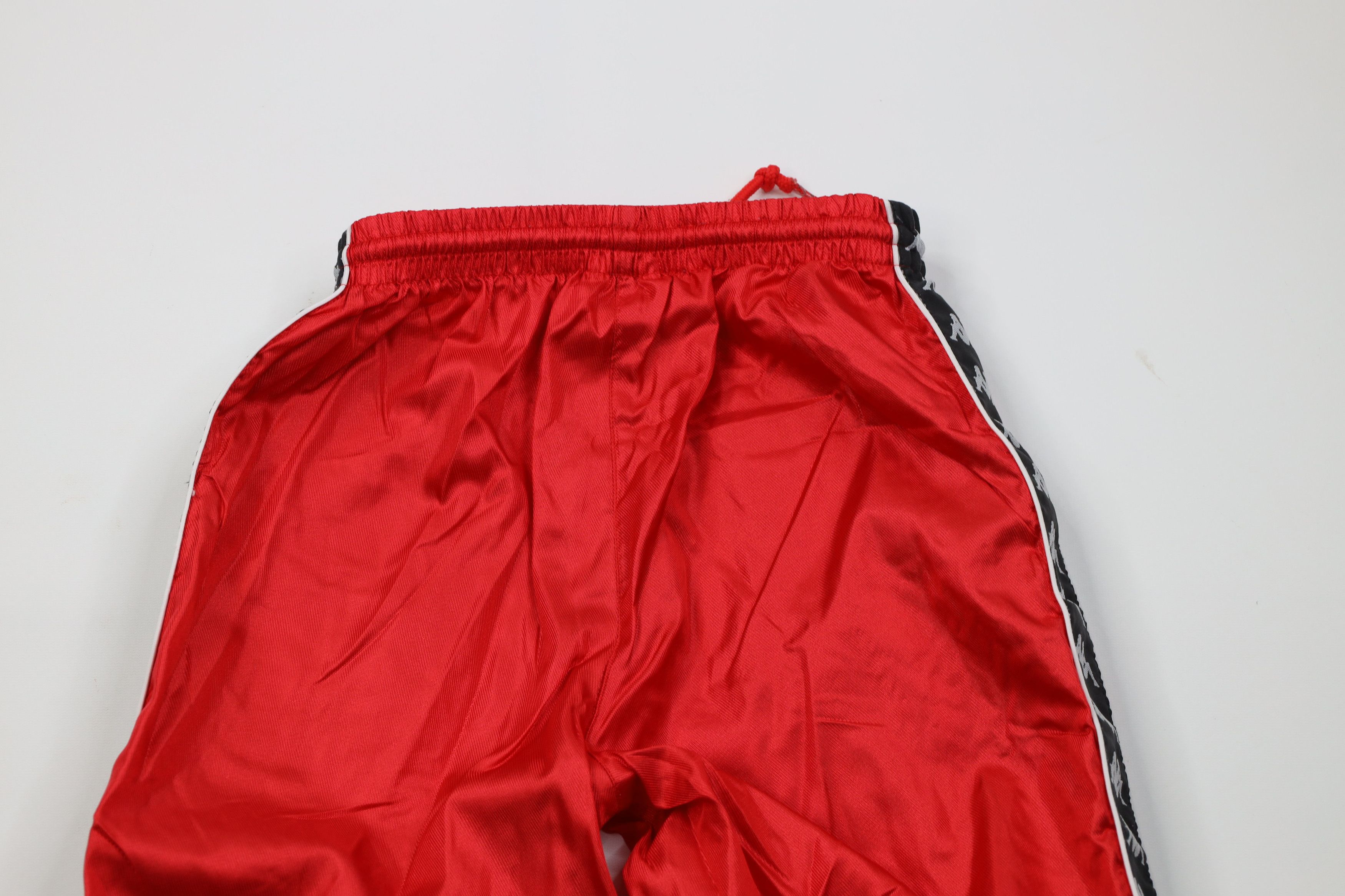 Kappa Vintage 90s Kappa Taped Logo Soccer Joggers Pants Red Nylon Size US 32 / EU 48 - 10 Thumbnail